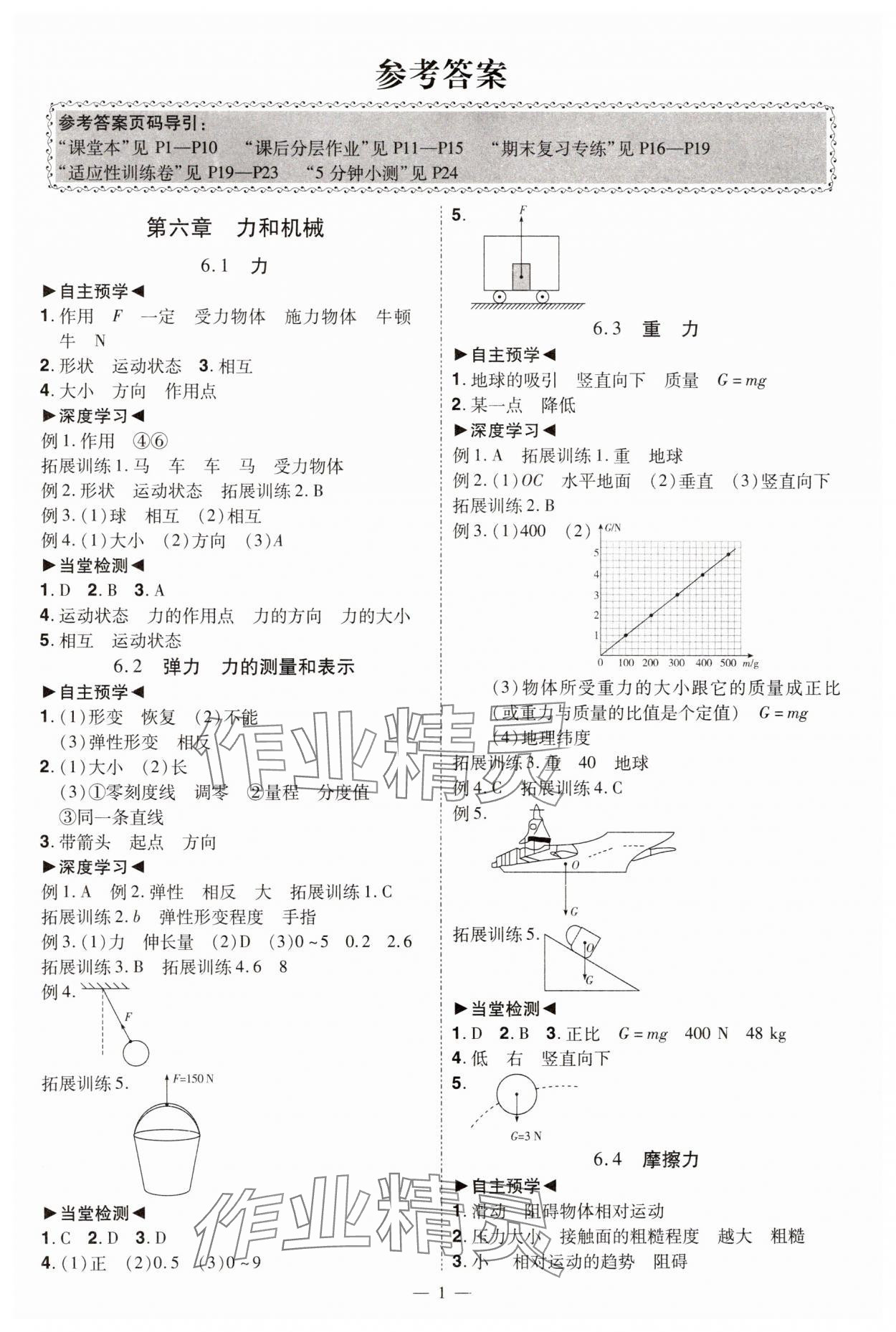 2025年同步沖刺八年級物理下冊滬粵版 第1頁
