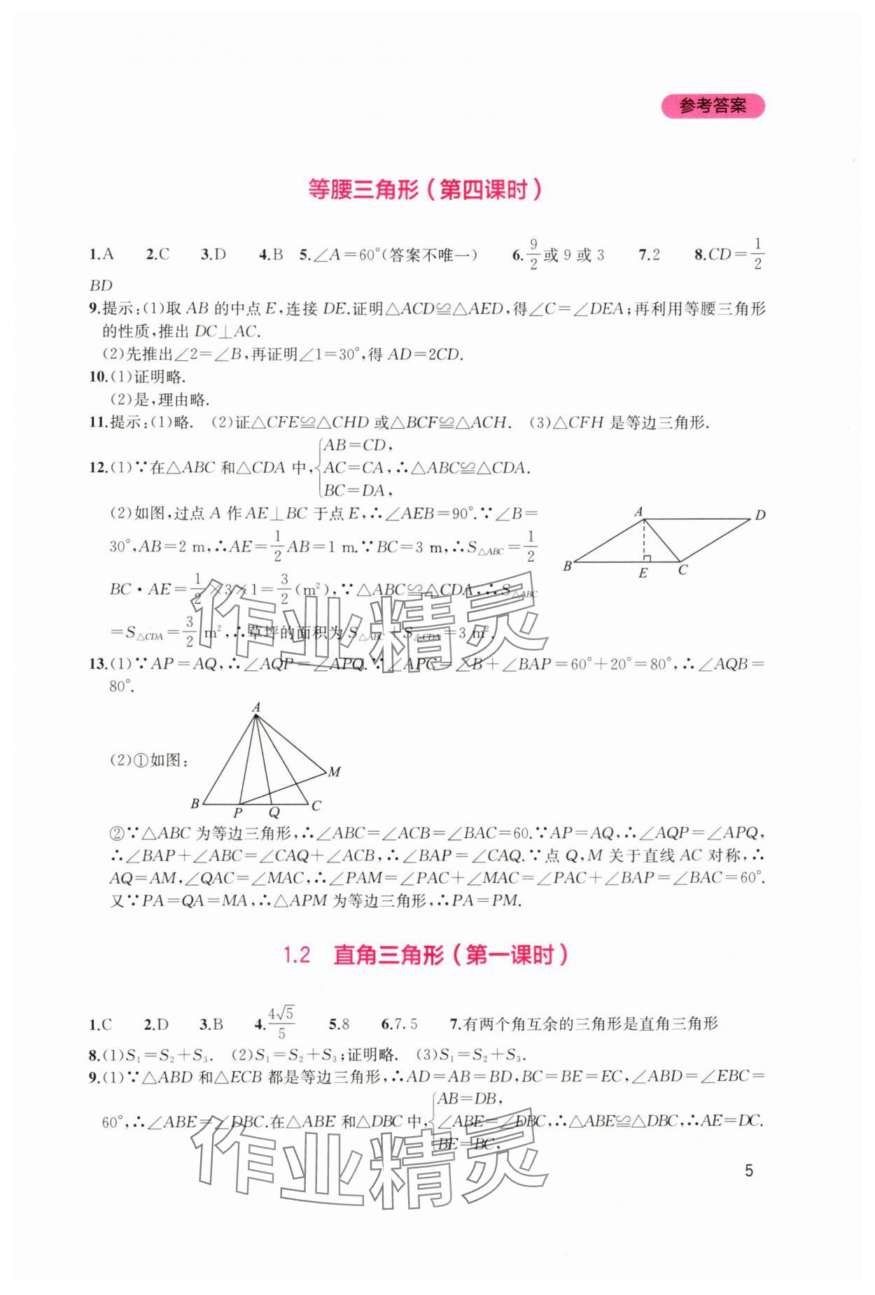 2024年新课程实践与探究丛书八年级数学下册北师大版 第5页