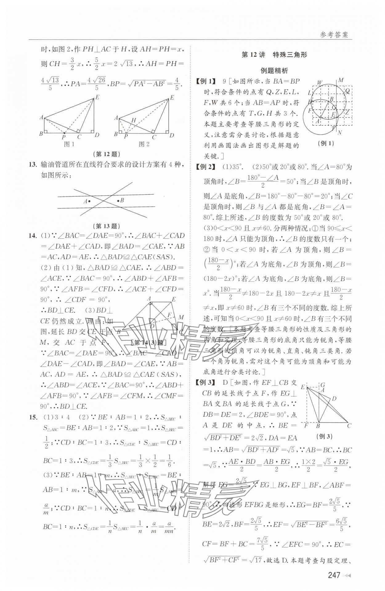 2024年全效學(xué)能全程復(fù)習(xí)導(dǎo)練數(shù)學(xué) 第17頁(yè)