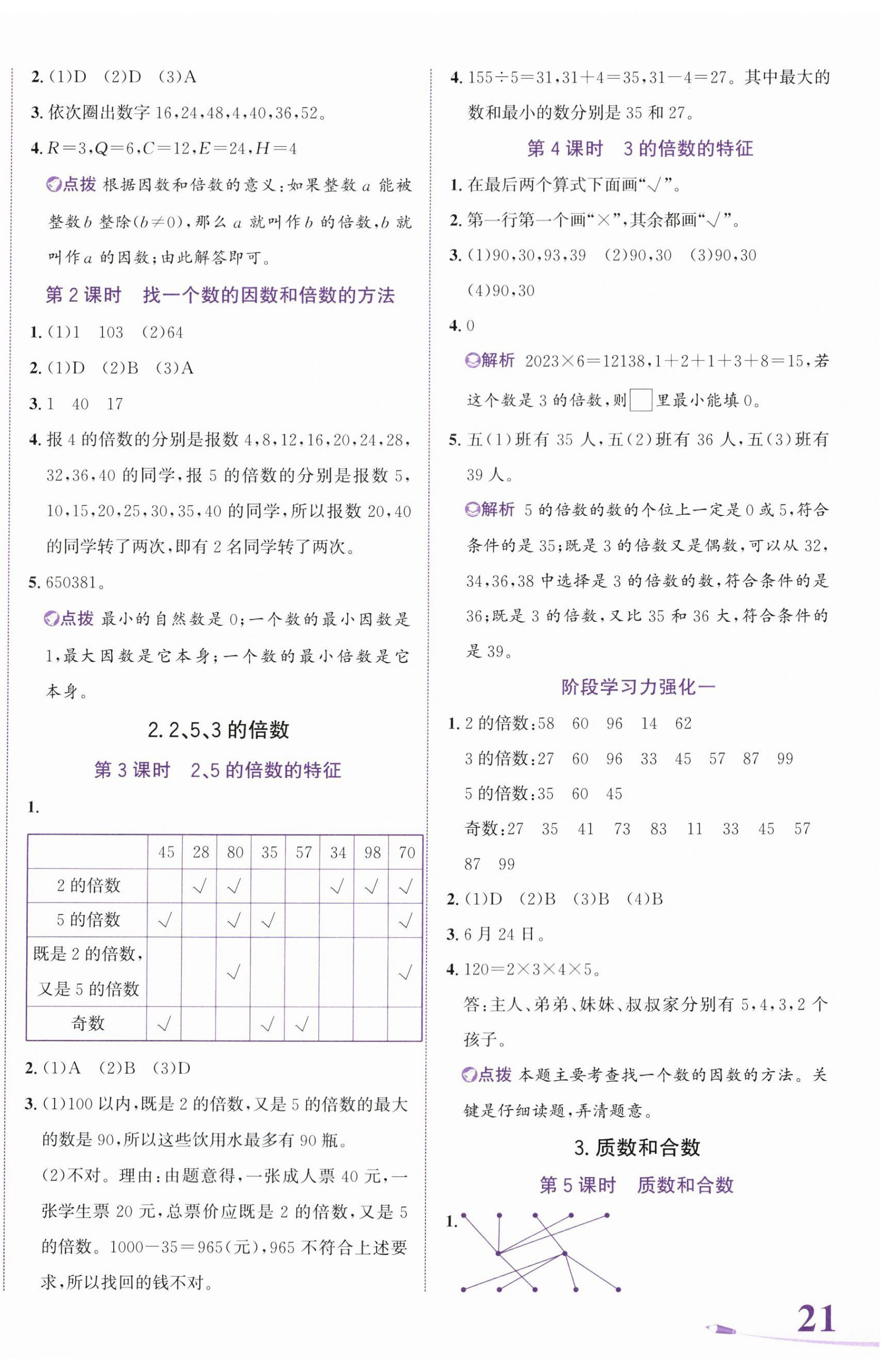 2024年奔跑吧少年五年級(jí)數(shù)學(xué)下冊(cè)人教版 第2頁(yè)