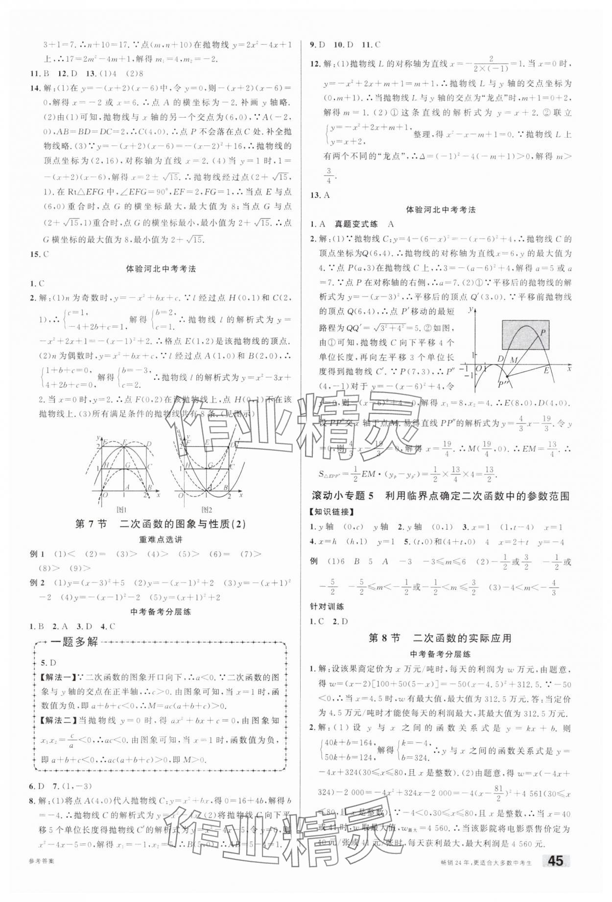 2025年火線100天中考滾動復習法數(shù)學河北專版 第7頁