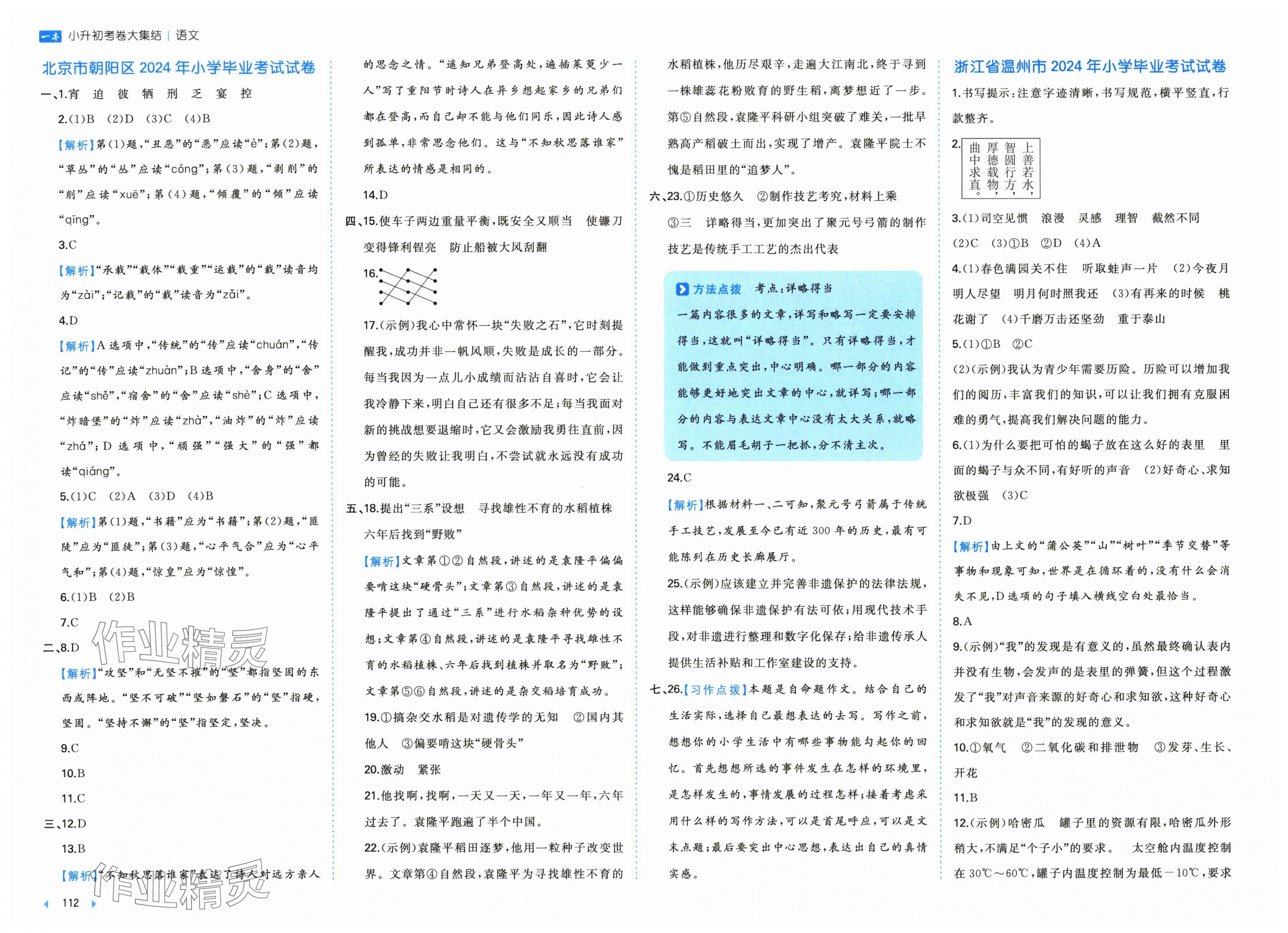 2025年一本小升初考卷大集结六年级语文人教版 第2页