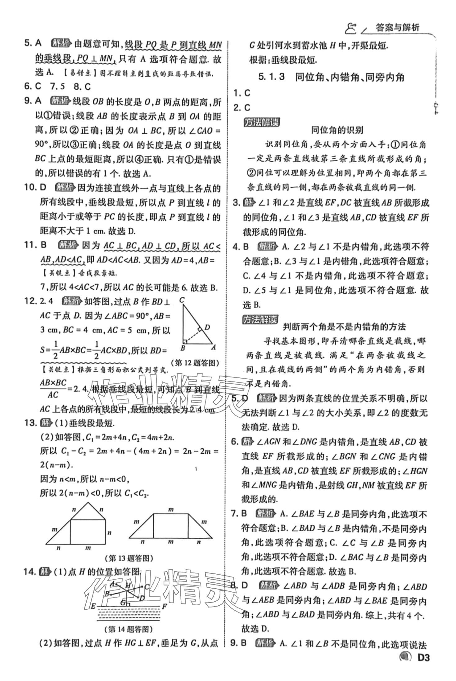 2024年少年班七年級(jí)數(shù)學(xué)下冊(cè)人教版 參考答案第3頁(yè)