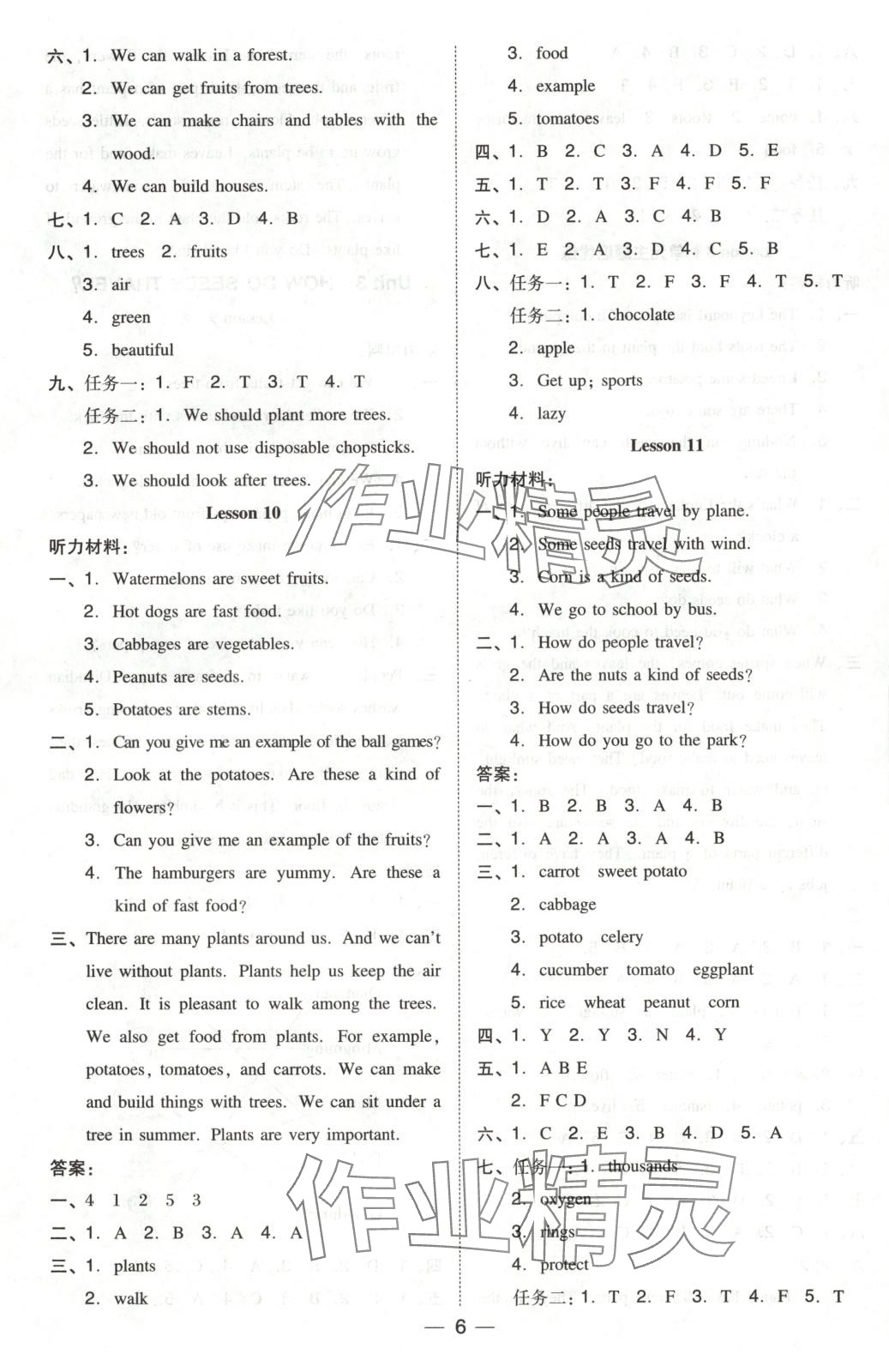 2025年综合应用创新题典中点五年级英语下册北京课改版 第6页