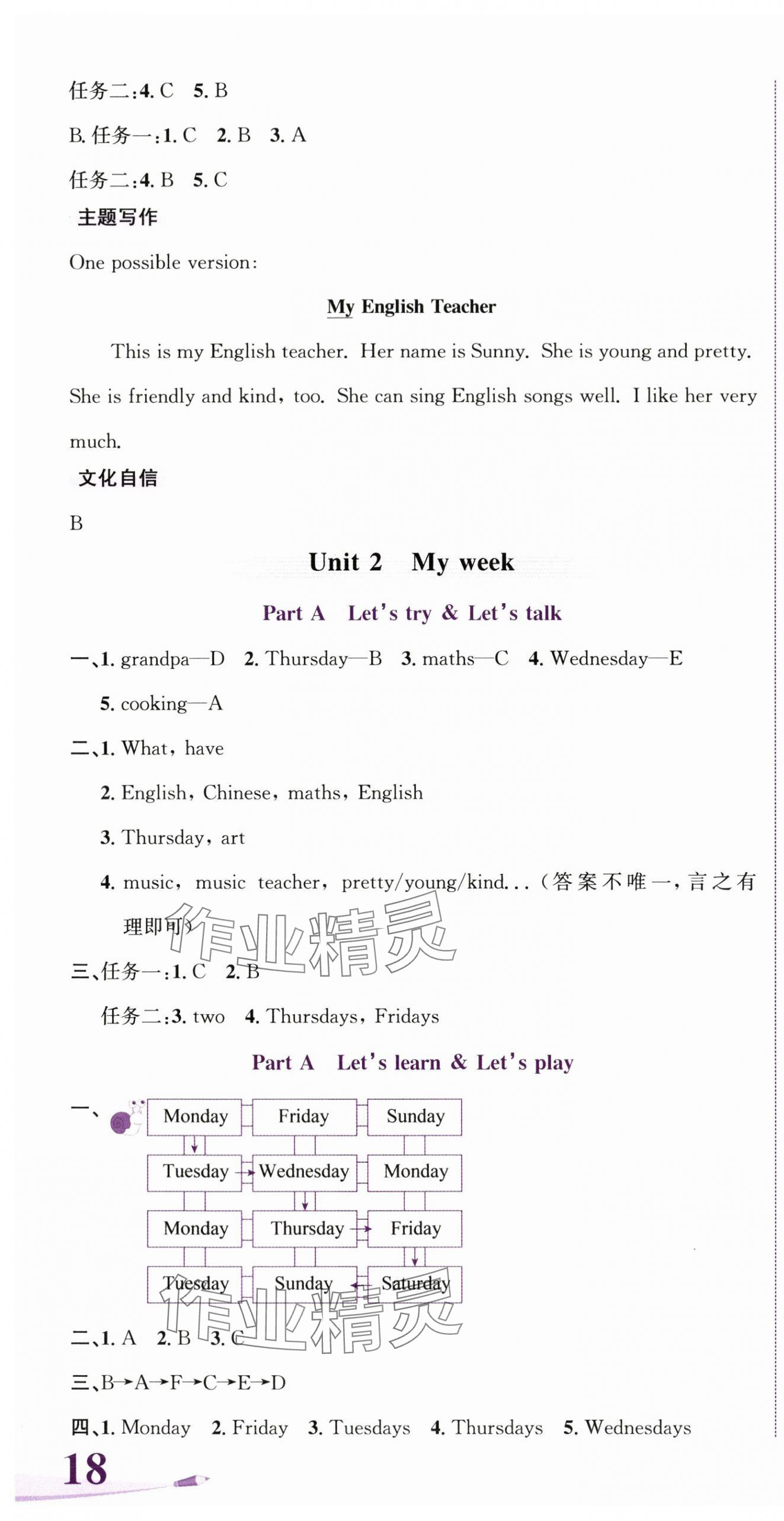 2025年奔跑吧少年五年級英語上冊人教版&nbsp;第5頁