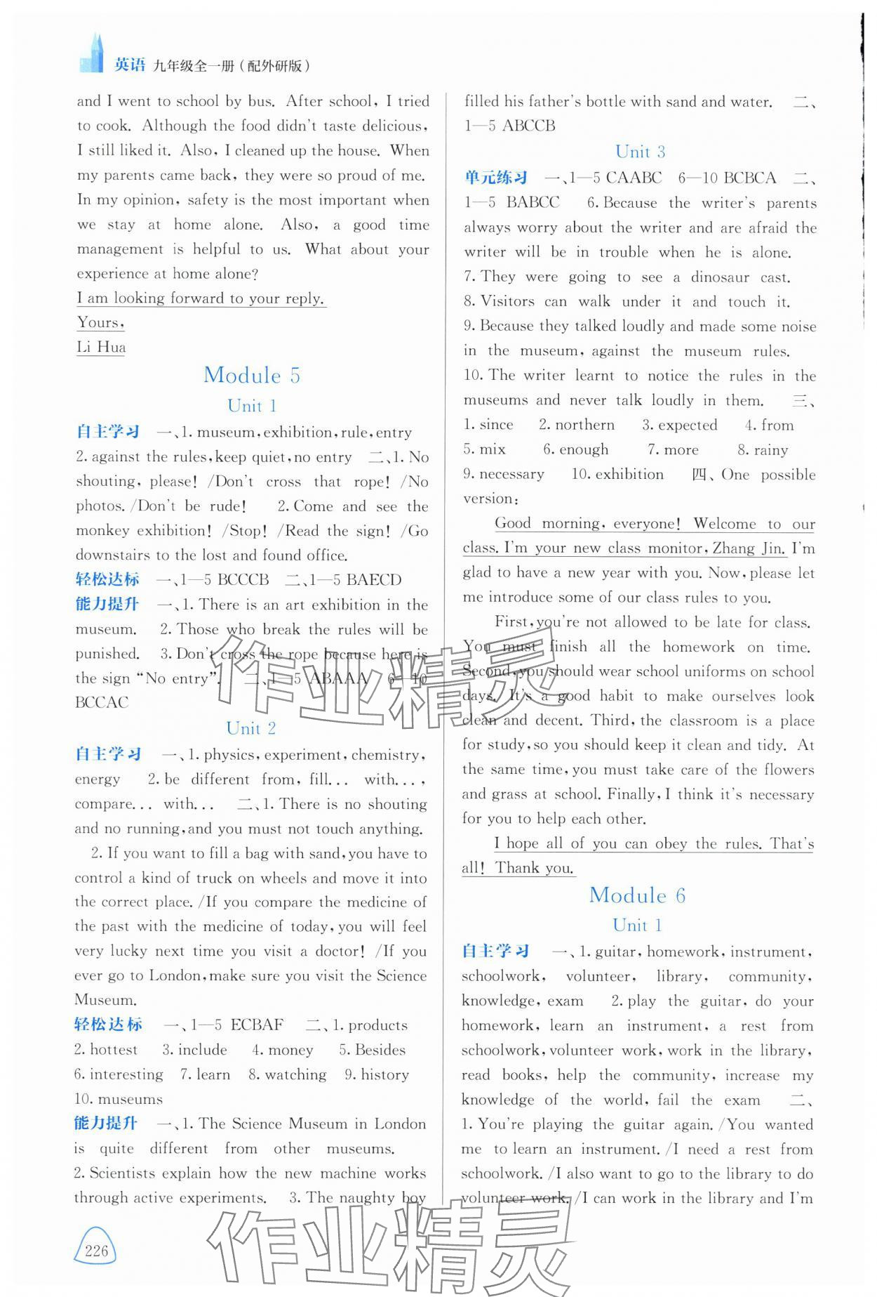 2025年自主学习能力测评九年级英语全一册外研版 第4页