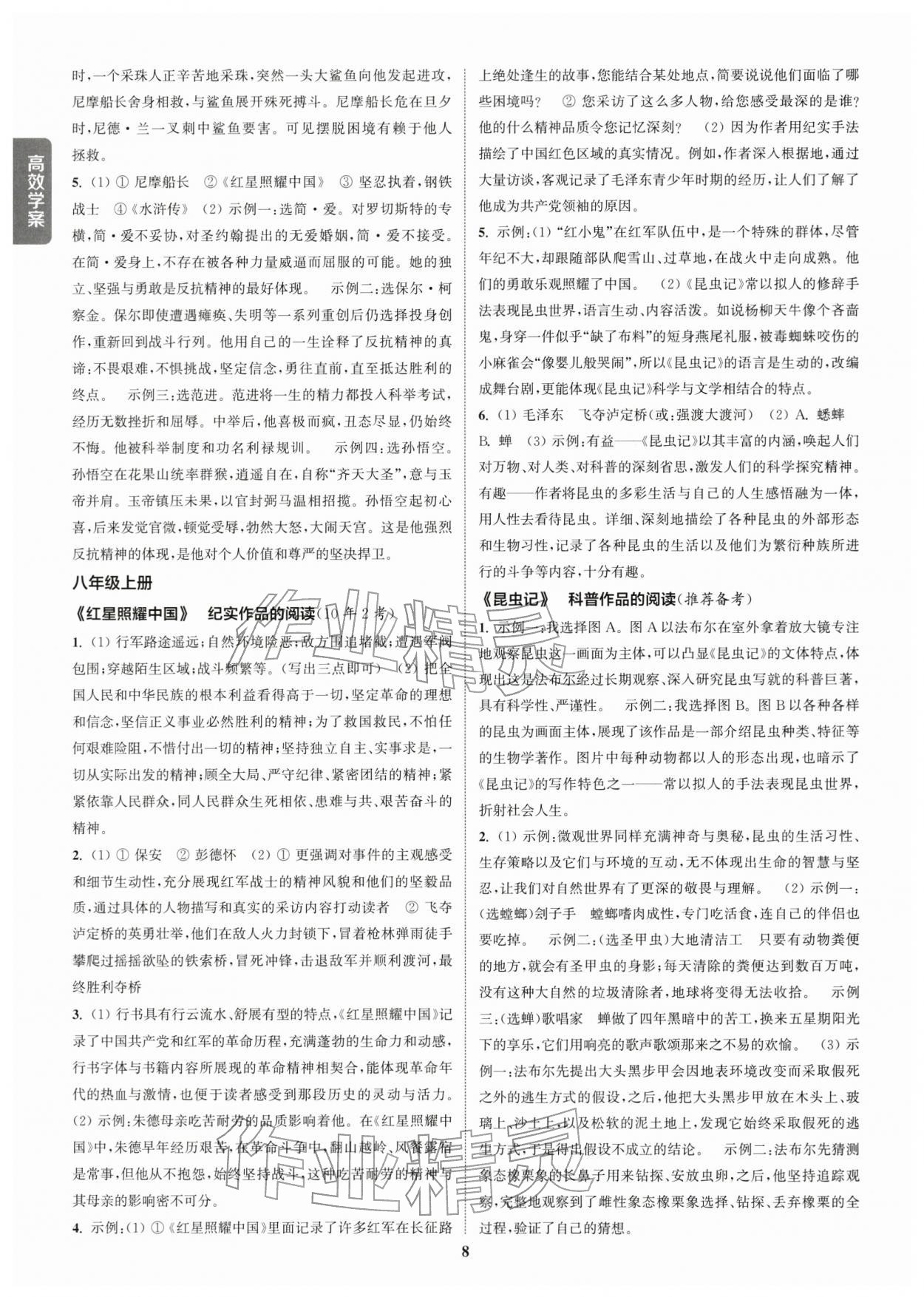 2026年通城1典中考復習方略語文蘇州專版 參考答案第7頁