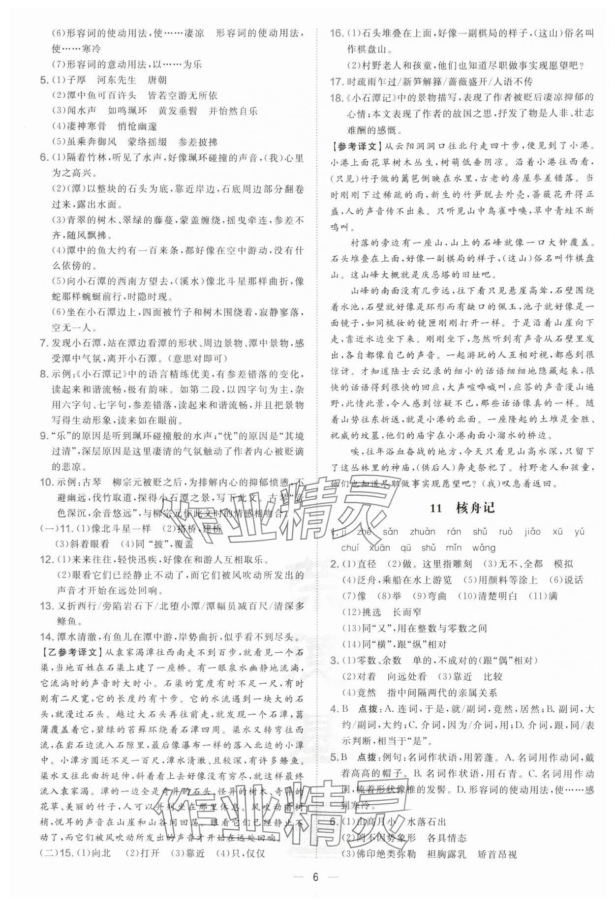 2025年点拨训练八年级语文下册人教版宁夏专版 第6页