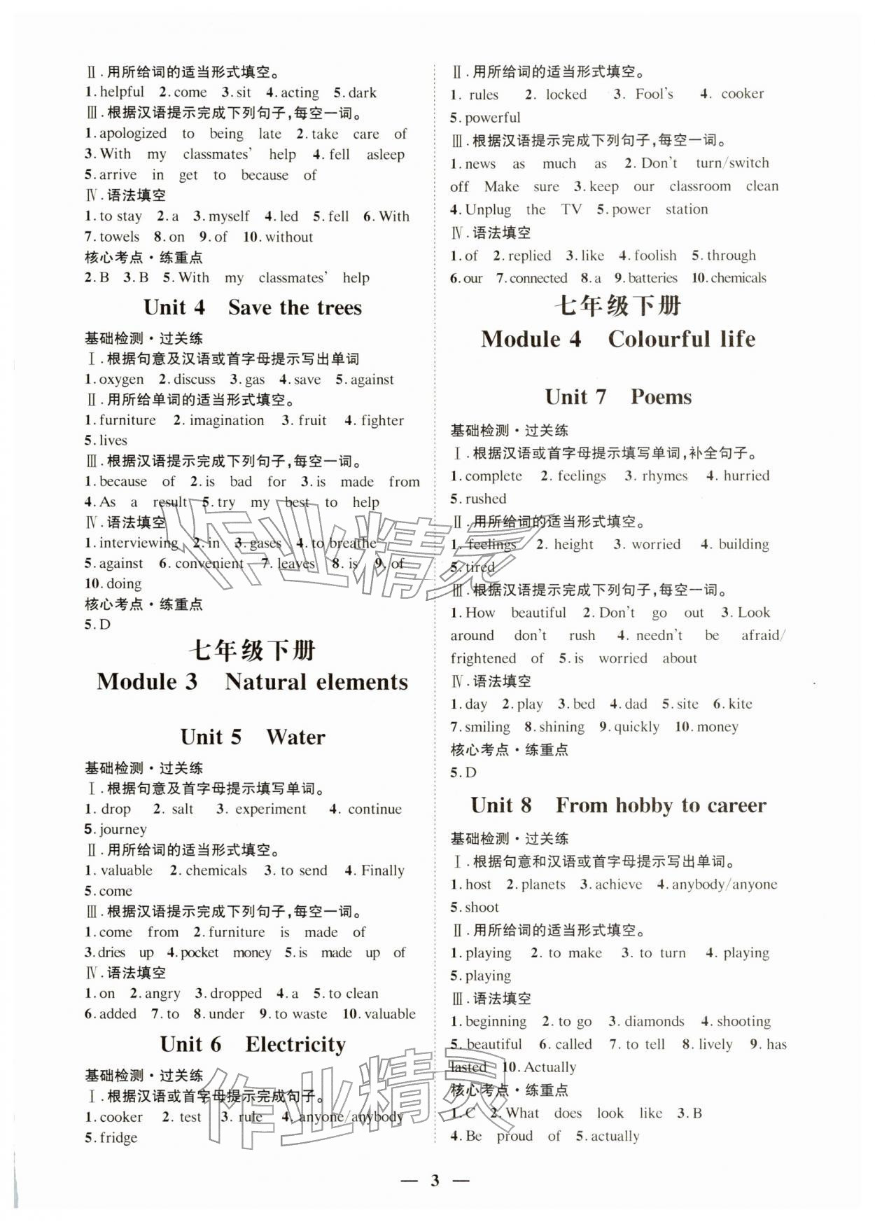 2026年直击中考英语深圳专版&nbsp;第3页