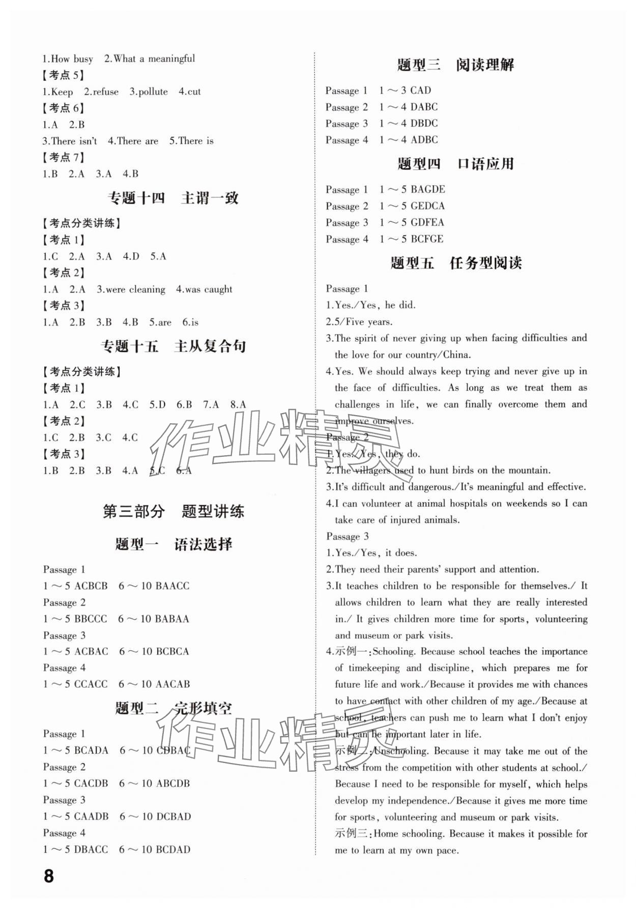 2025年智乐星中考命题研究英语中考重庆专版 第7页