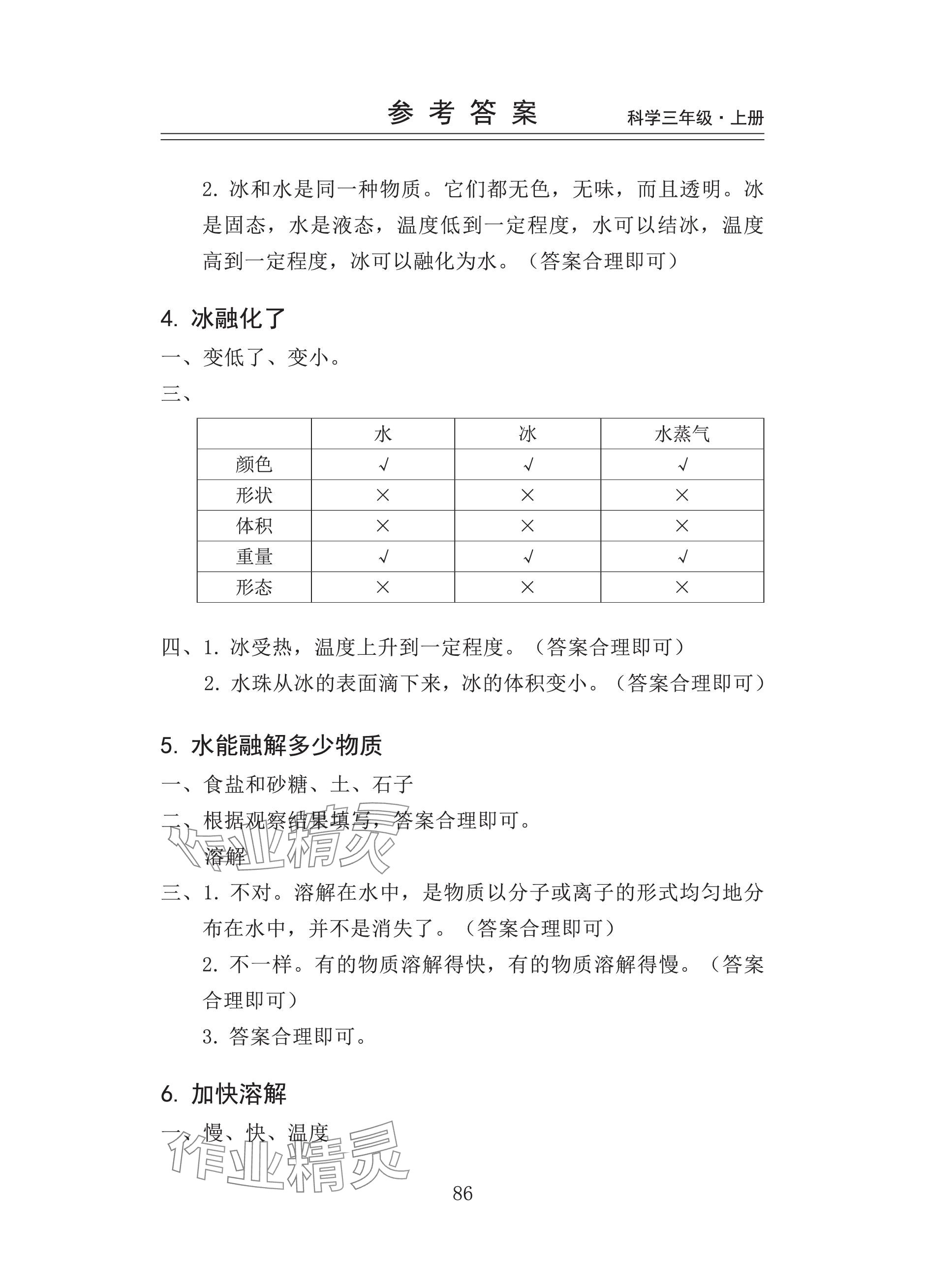 2023年新思維伴你學(xué)三年級(jí)科學(xué)上冊(cè)教科版 參考答案第2頁(yè)