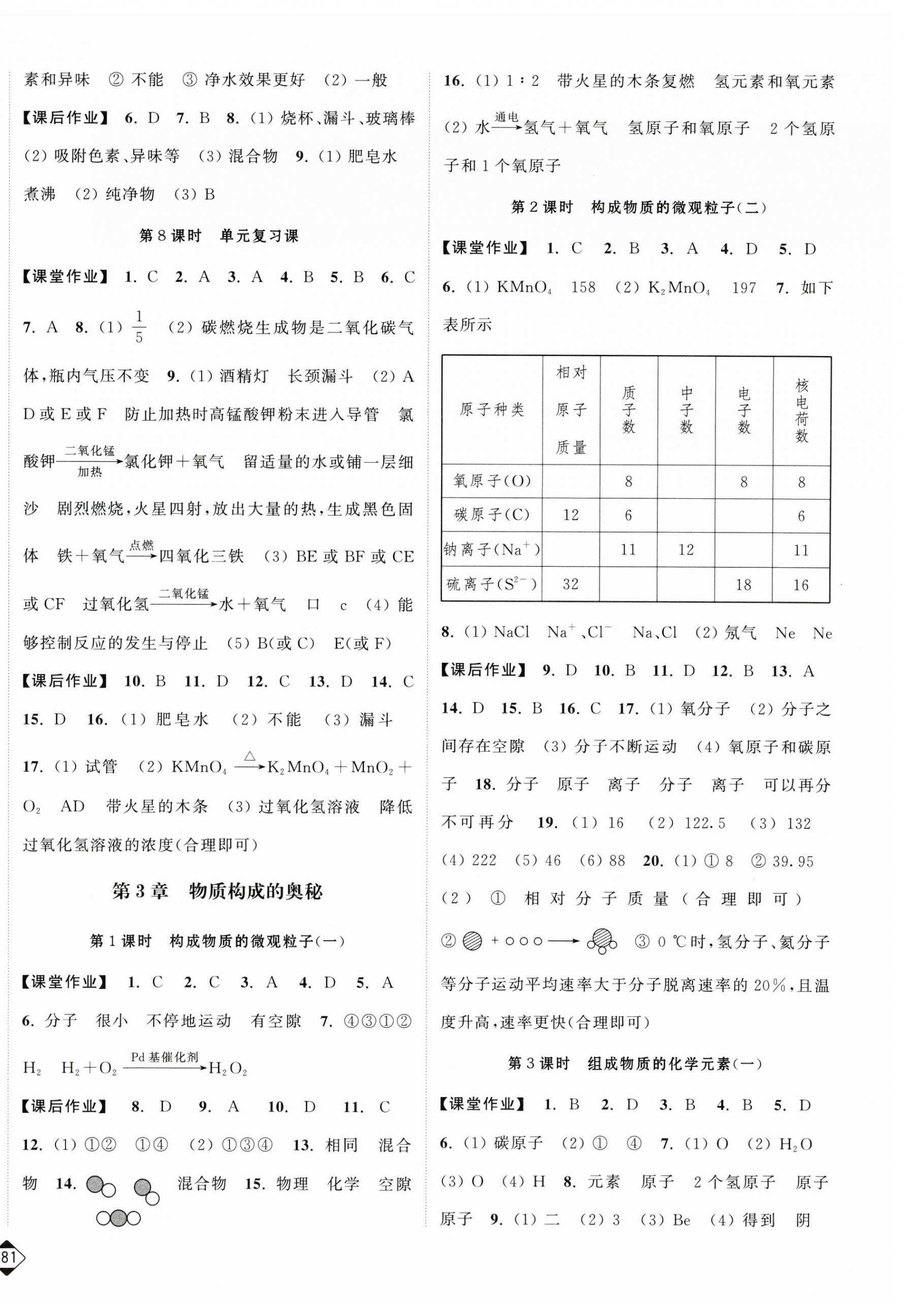 2025年輕松作業(yè)本九年級(jí)化學(xué)上冊(cè)滬教版 第4頁(yè)