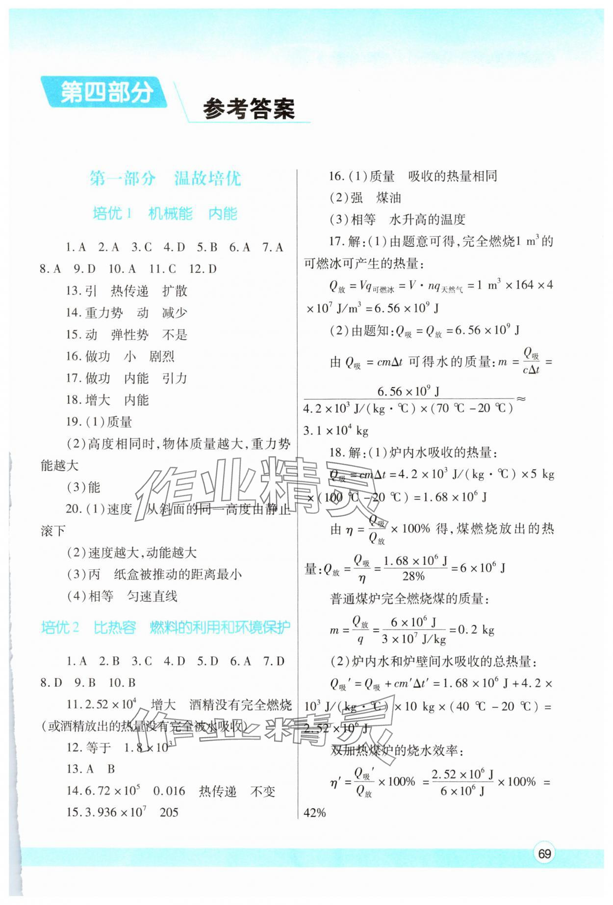 2025年寒假作業(yè)與生活九年級(jí)物理北師大版陜西師范大學(xué)出版總社 第1頁(yè)