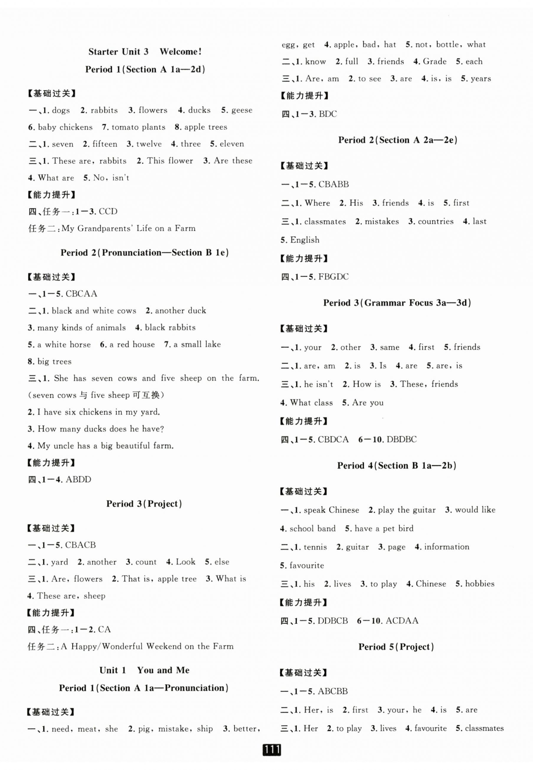 2024年勵耘書業(yè)勵耘新同步七年級英語上冊人教版 第2頁