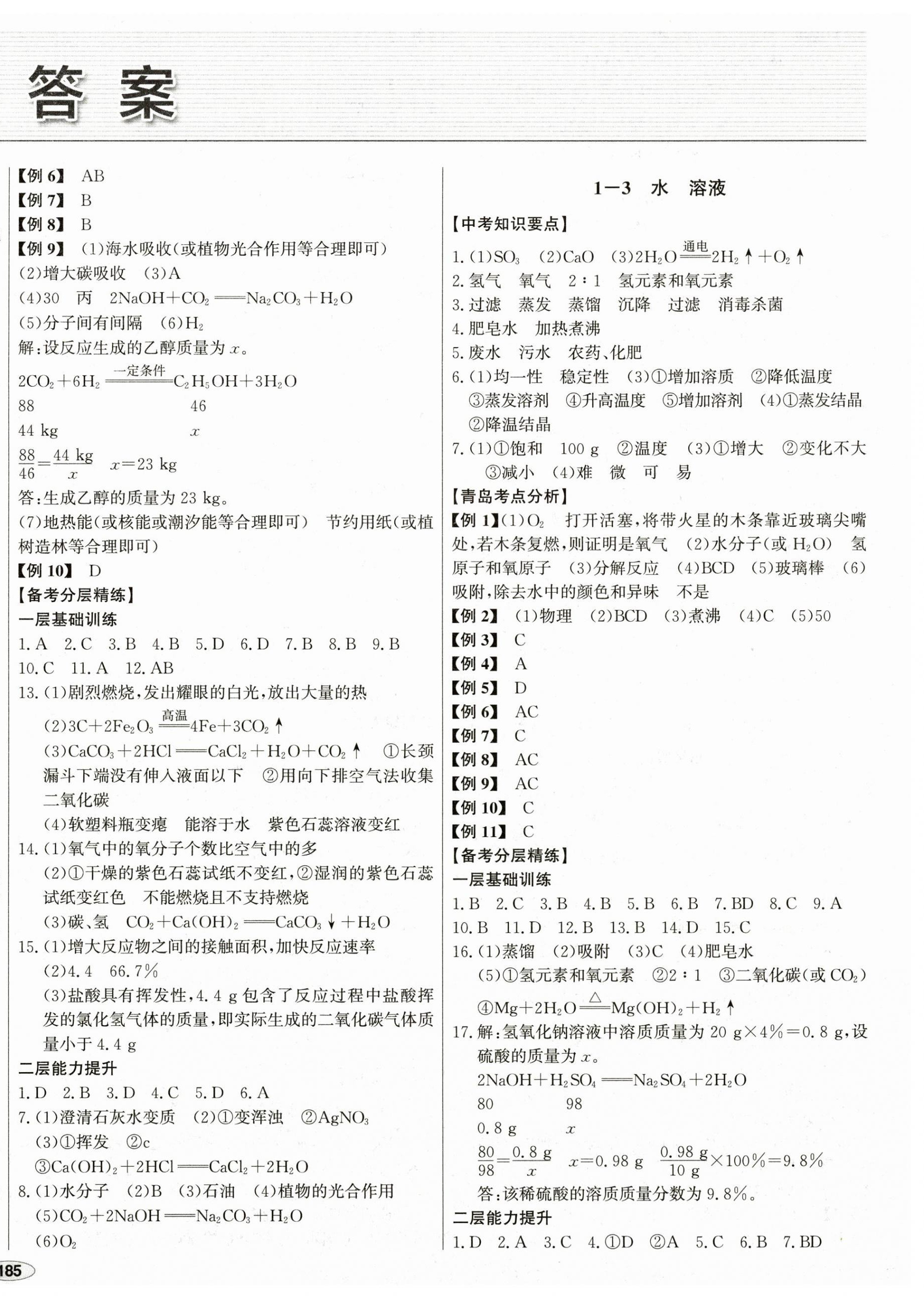 2025年中考檔案化學(xué)青島專版 第2頁