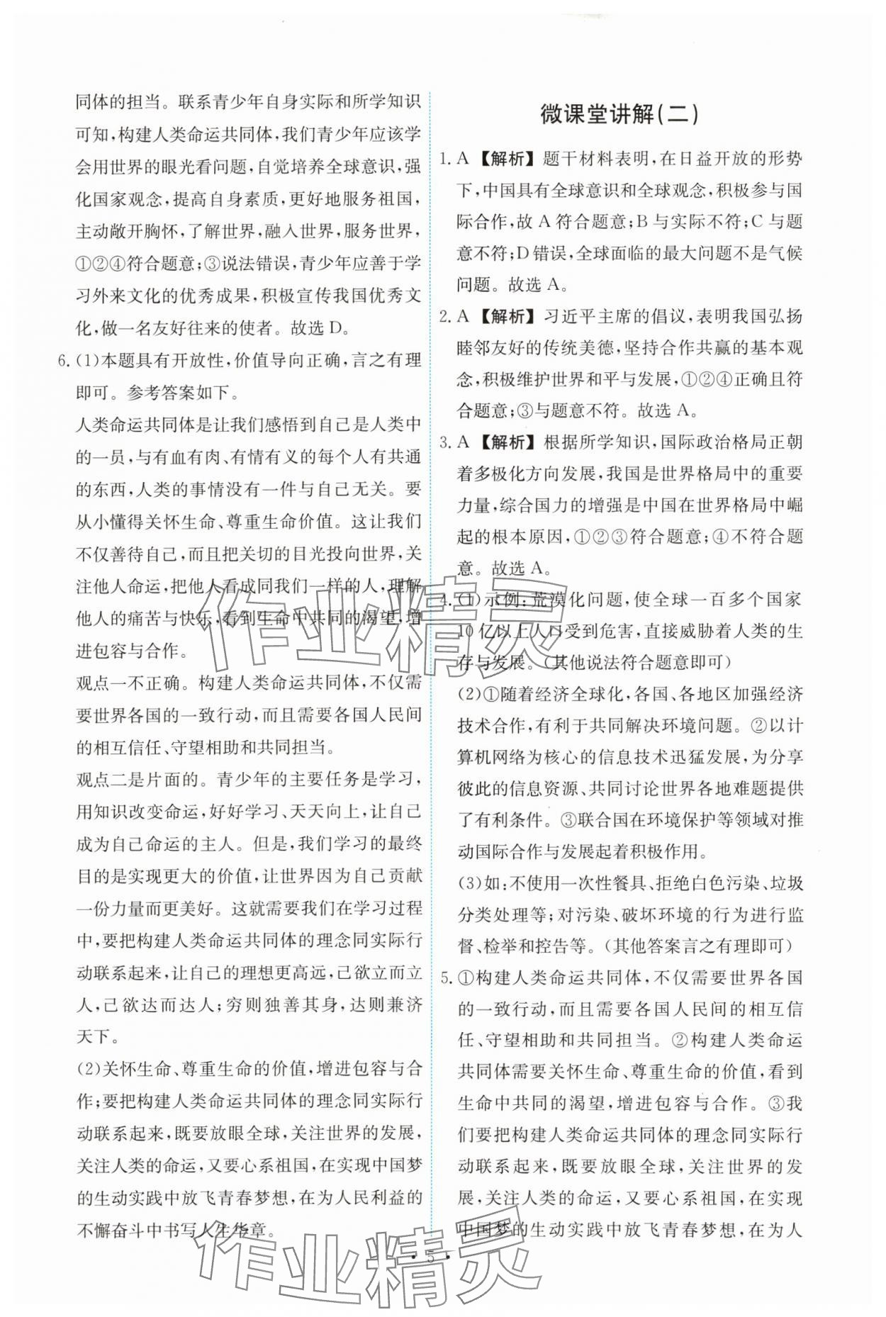 2024年能力培養(yǎng)與測試九年級道德與法治下冊人教版 第5頁