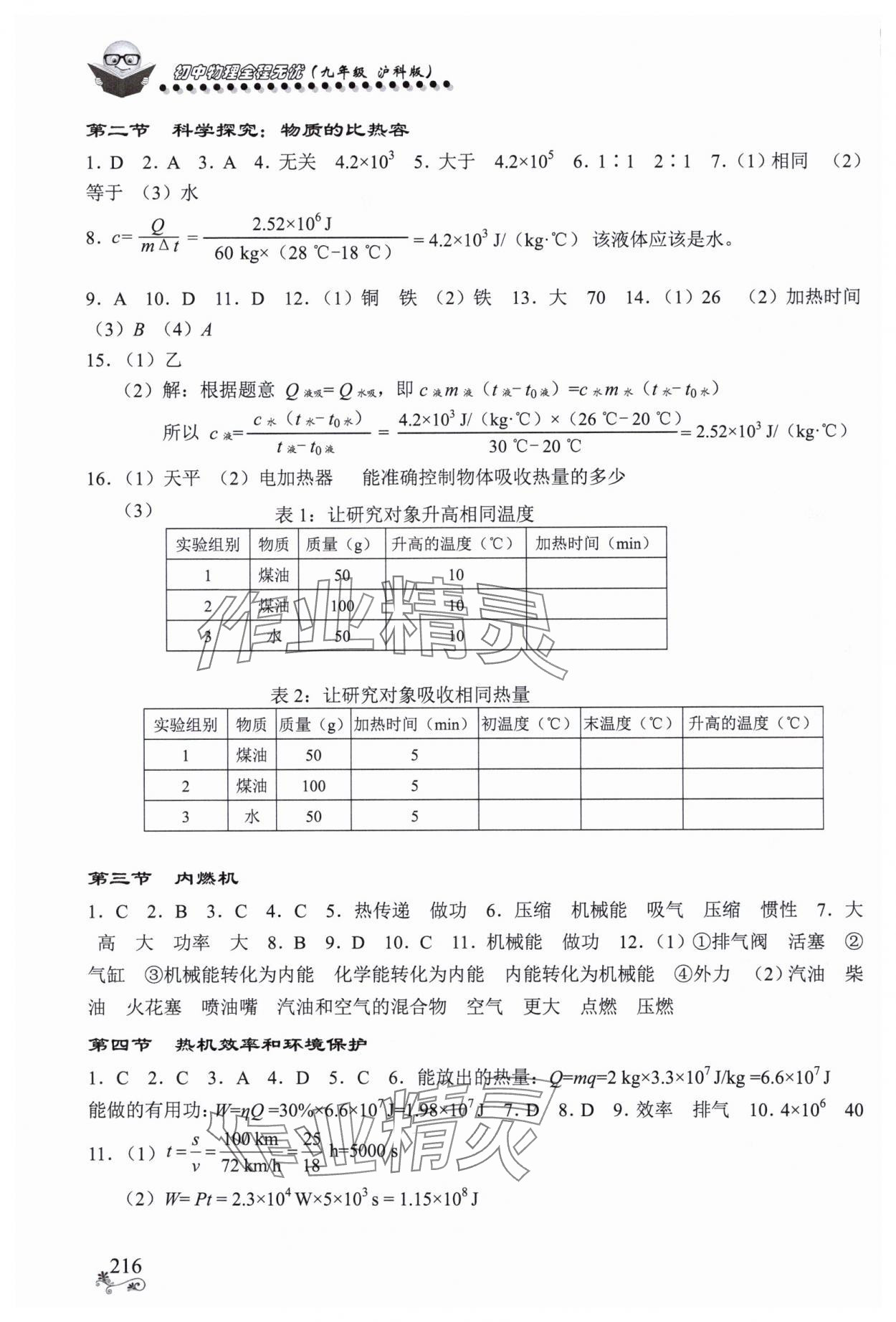 2024年全程無憂南方出版社九年級(jí)物理全一冊(cè)滬科版 第2頁