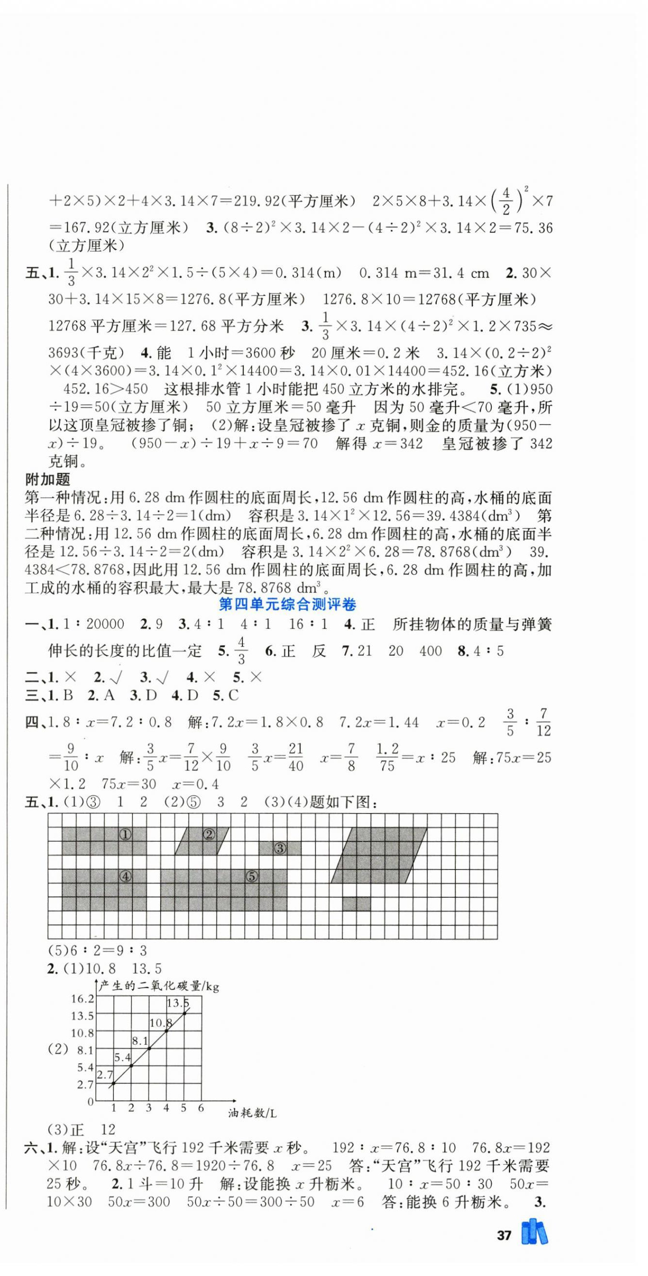 2025年百校聯(lián)盟金考卷六年級數(shù)學(xué)下冊人教版 參考答案第3頁