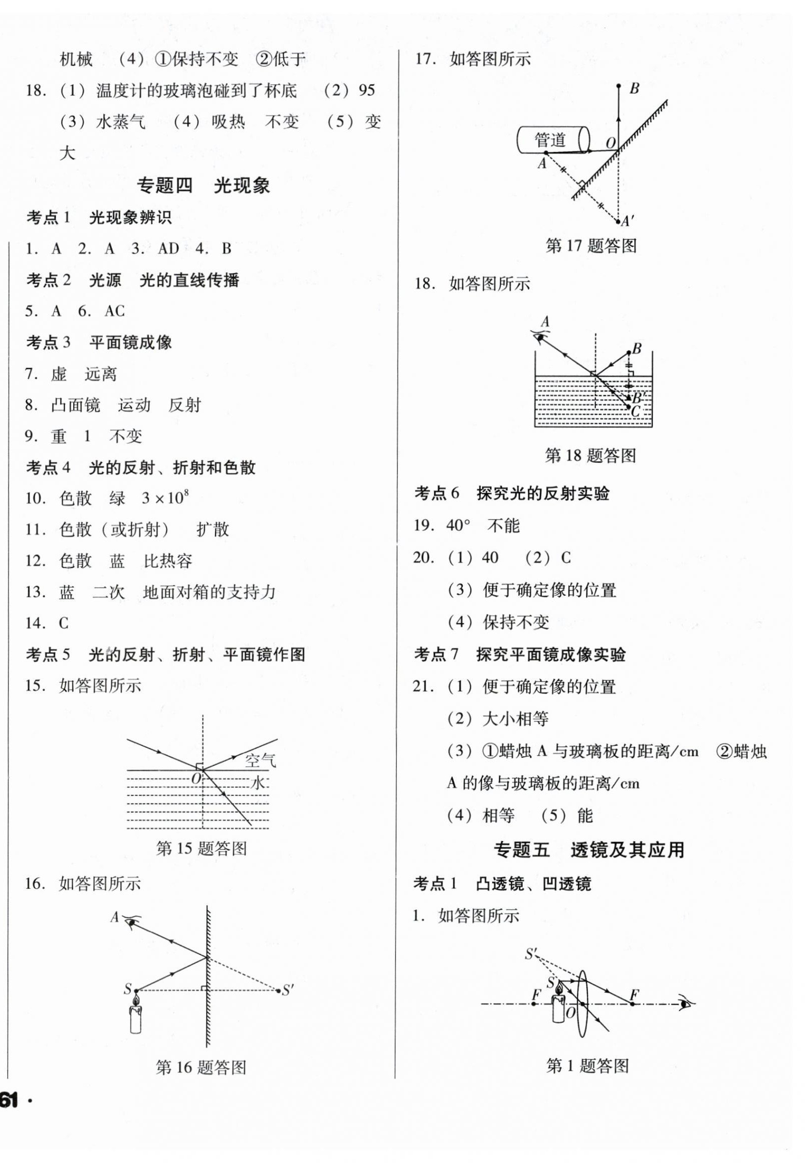 2024年辽宁省中考真题分类一卷通物理 第2页