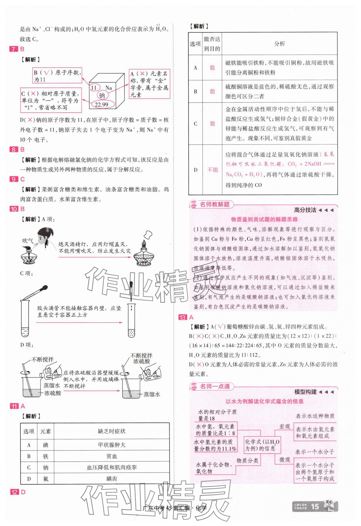 2025年金考卷45套匯編化學廣東專版 第15頁