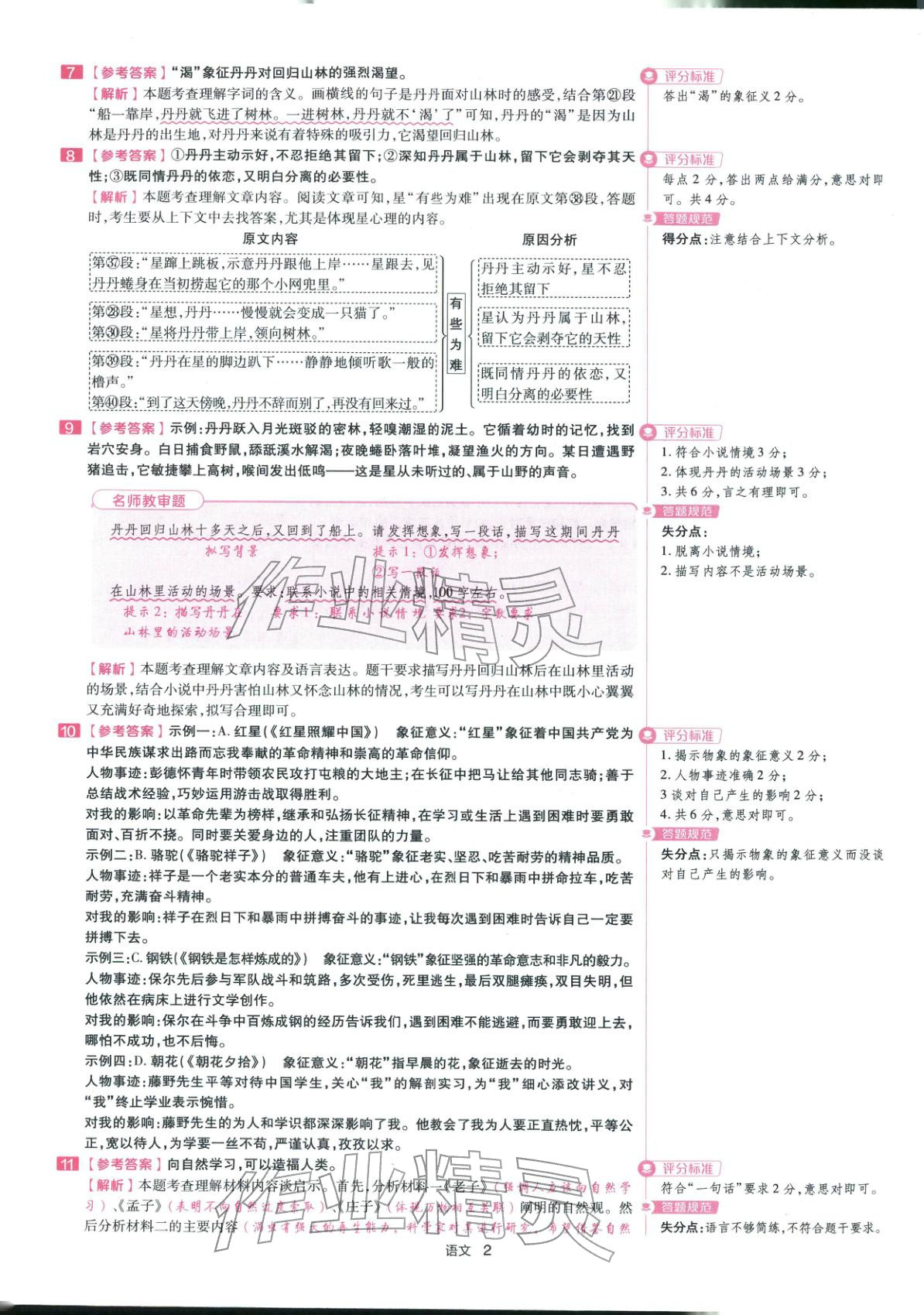 2026年金考卷浙江中考45套汇编语文浙江专版 第2页