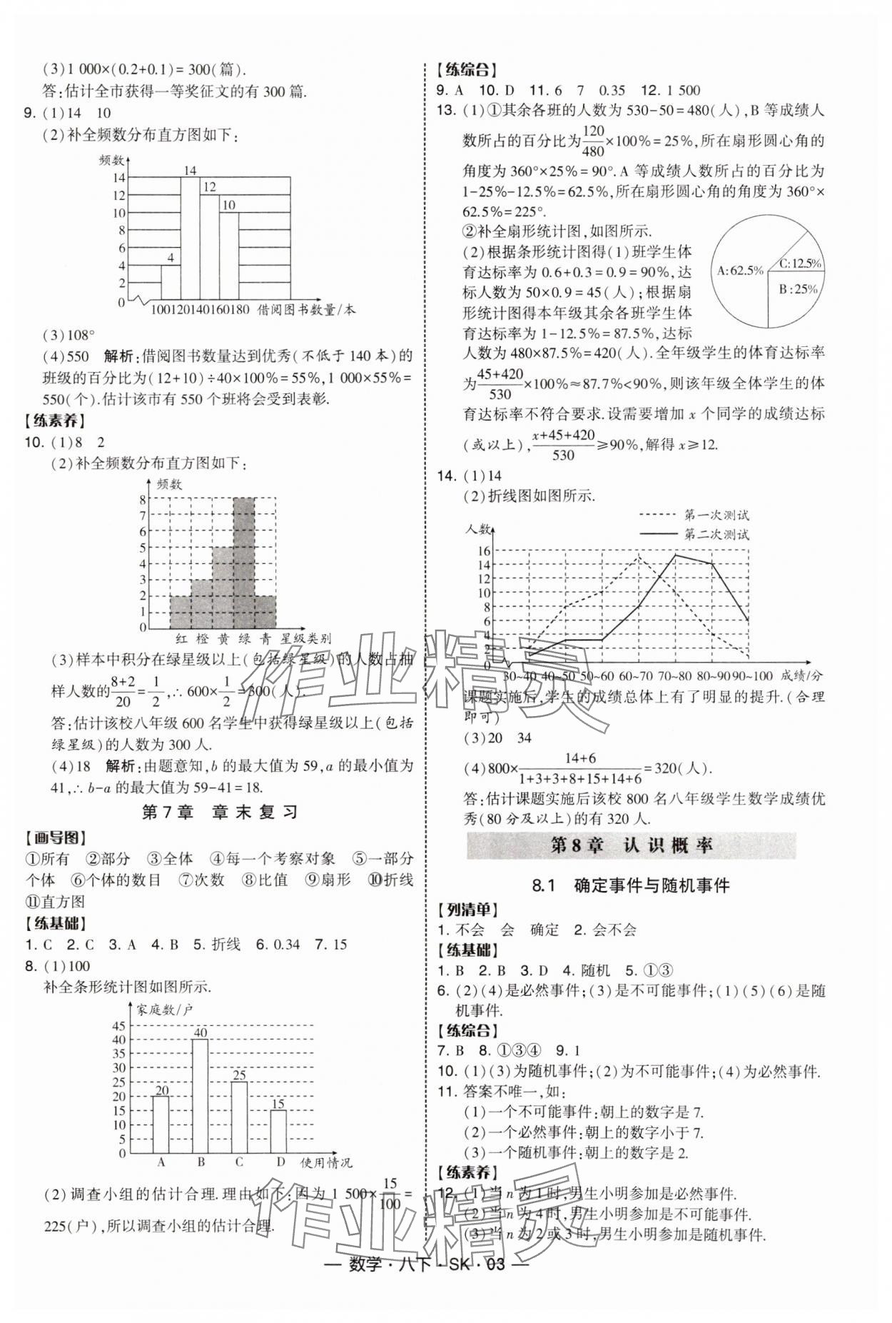 2025年經(jīng)綸學(xué)典課時作業(yè)八年級數(shù)學(xué)下冊蘇科版 參考答案第3頁