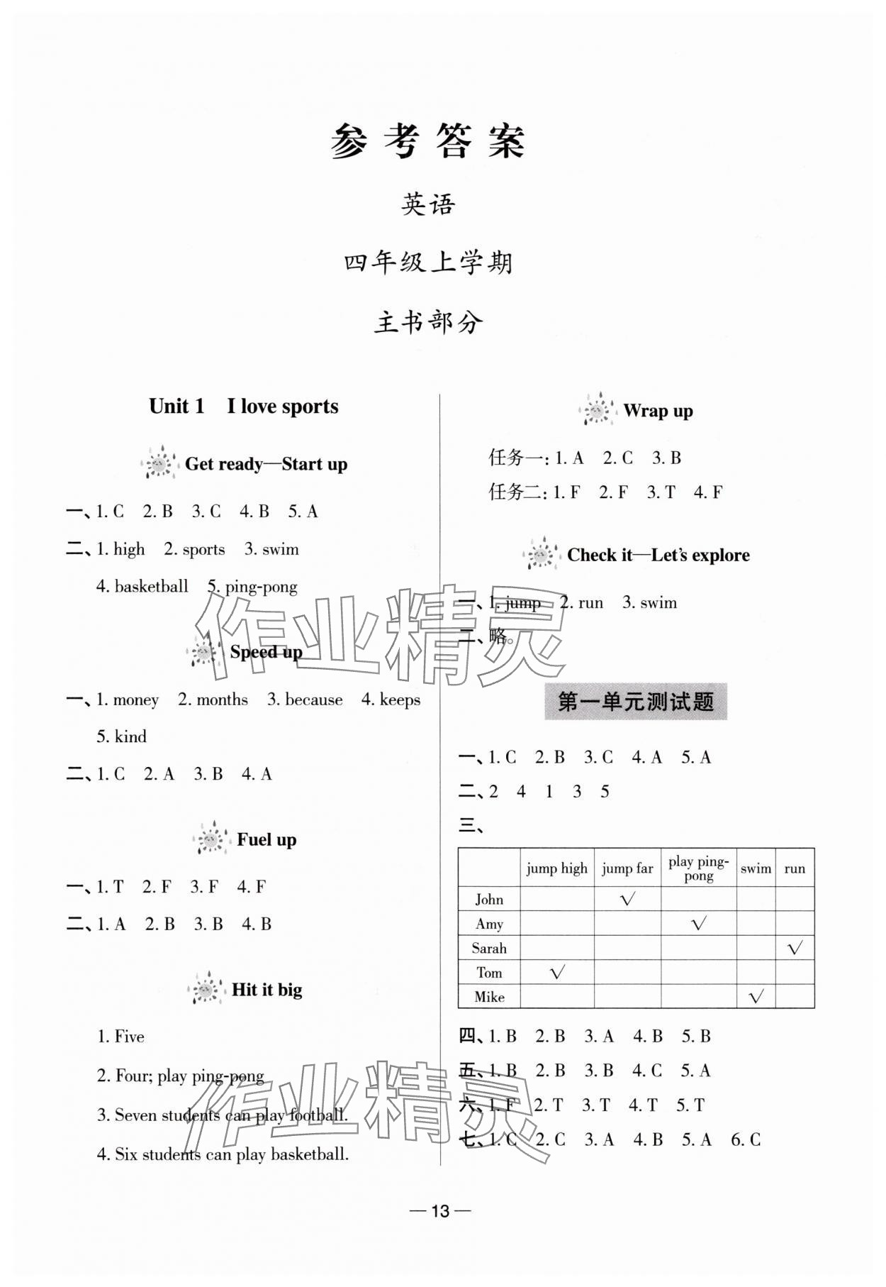 2025年新课堂学习与探究四年级英语上册外研版 第1页