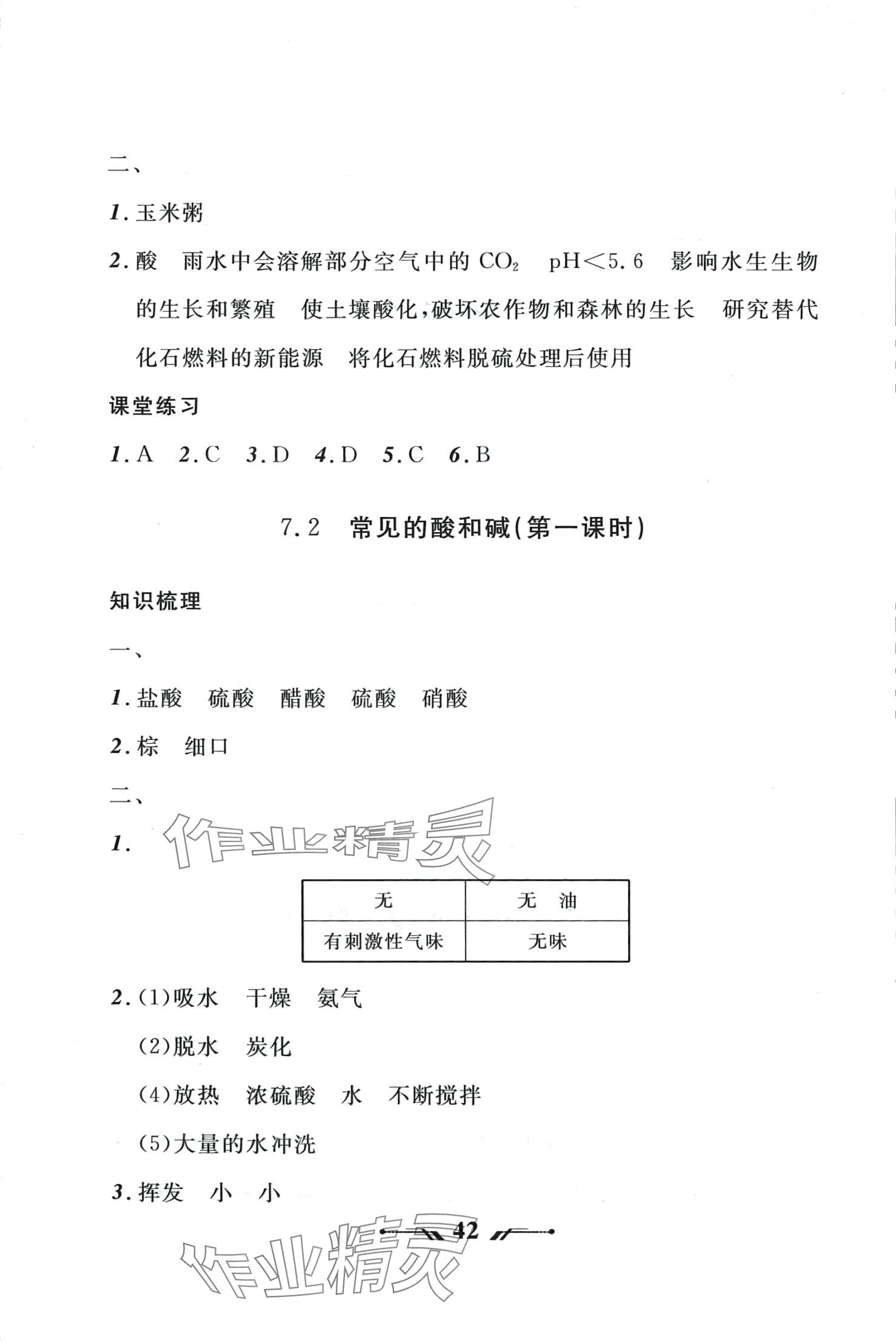 2024年新課程新教材導(dǎo)航學(xué)九年級(jí)化學(xué)下冊(cè)滬教版 參考答案第2頁(yè)