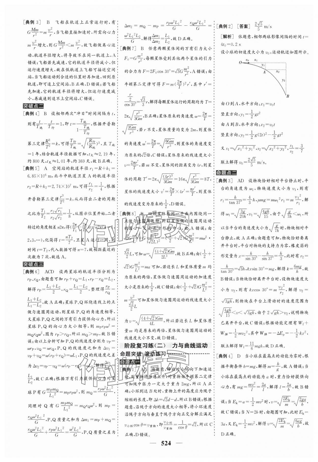 2025年優(yōu)化探究高考總復(fù)習(xí)物理人教版 參考答案第16頁