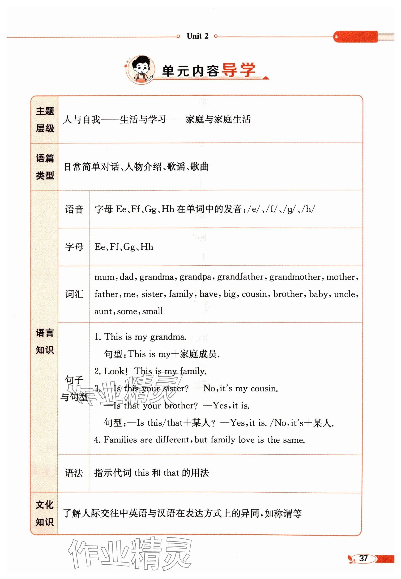 2024年教材課本三年級英語上冊人教版 第37頁