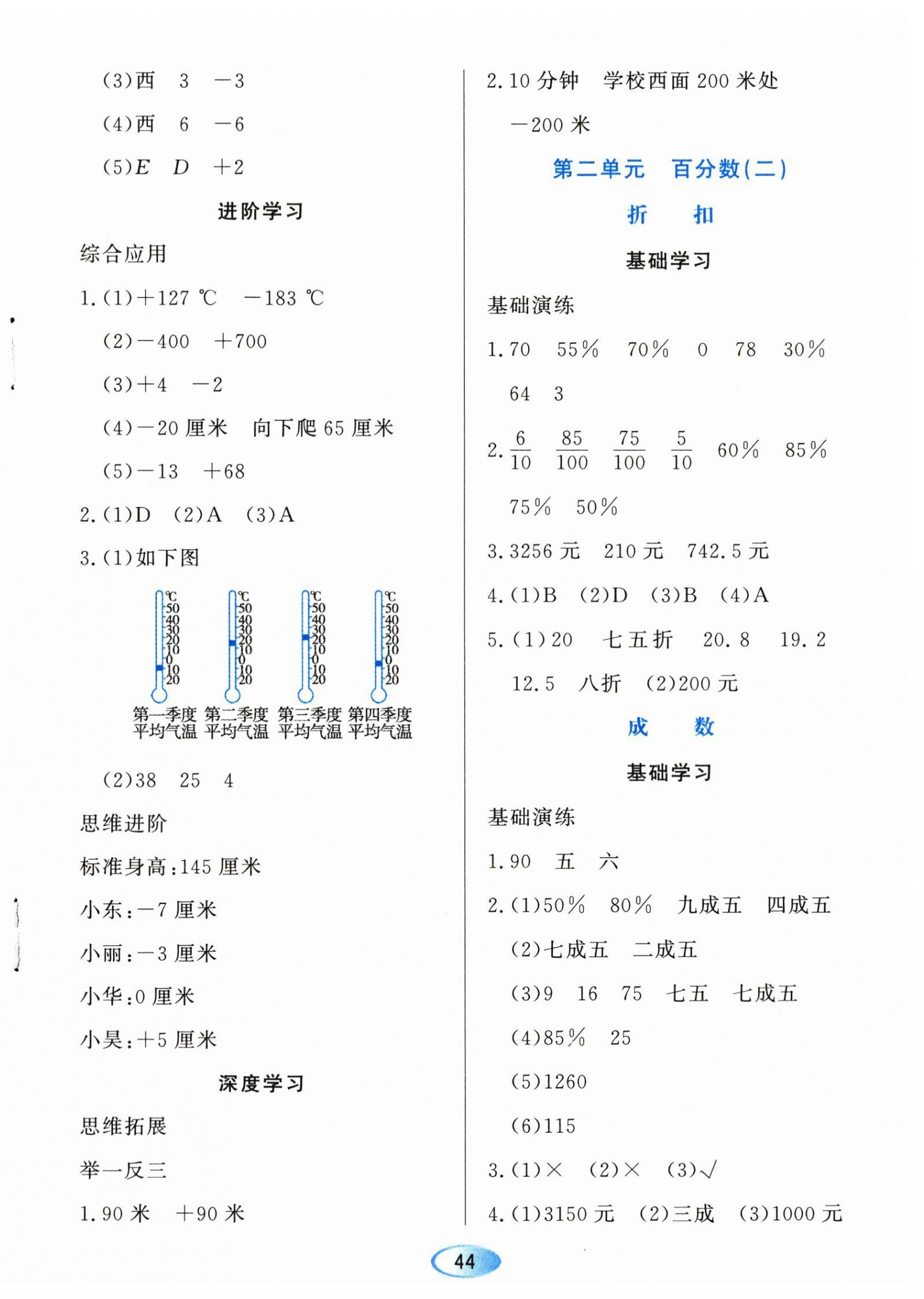 2024年資源與評(píng)價(jià)黑龍江教育出版社六年級(jí)數(shù)學(xué)下冊(cè)人教版 第2頁