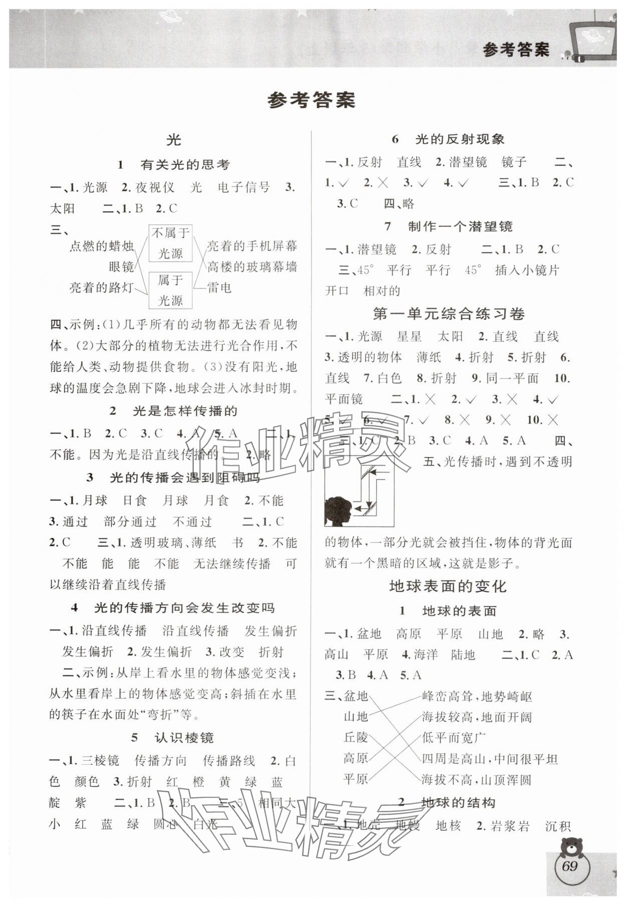 2024年新編教與學(xué)五年級科學(xué)上冊教科版 第1頁