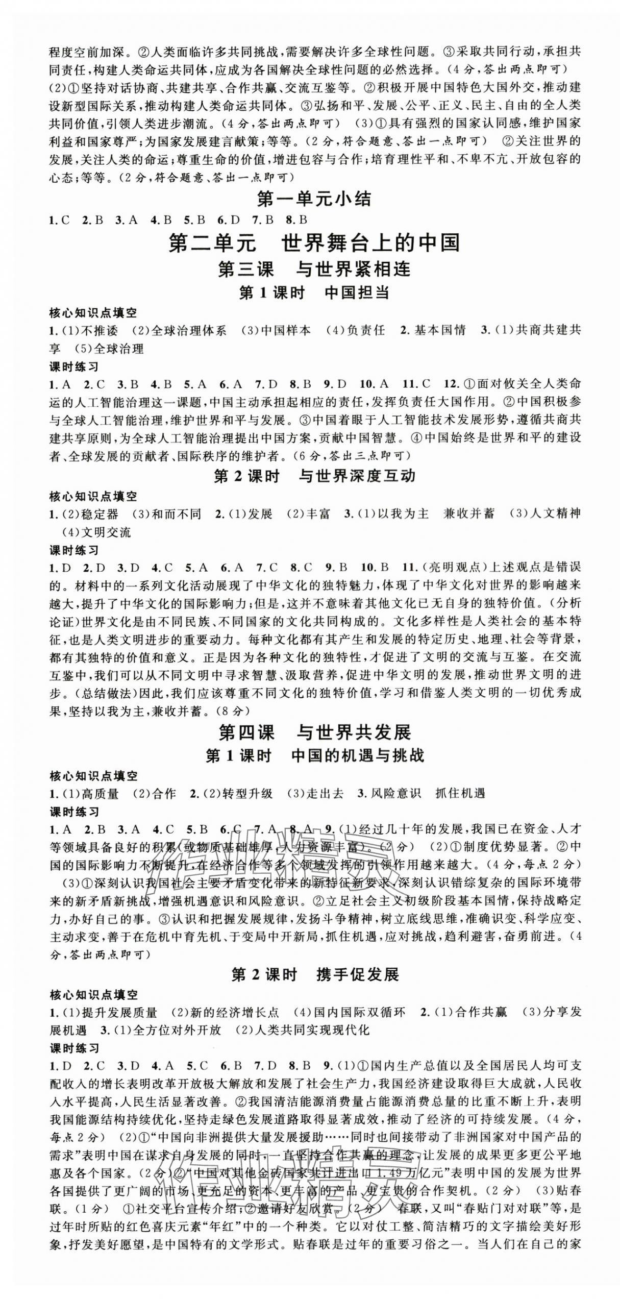 2025年名校課堂九年級(jí)道德與法治全一冊(cè)人教版河南專版 第7頁