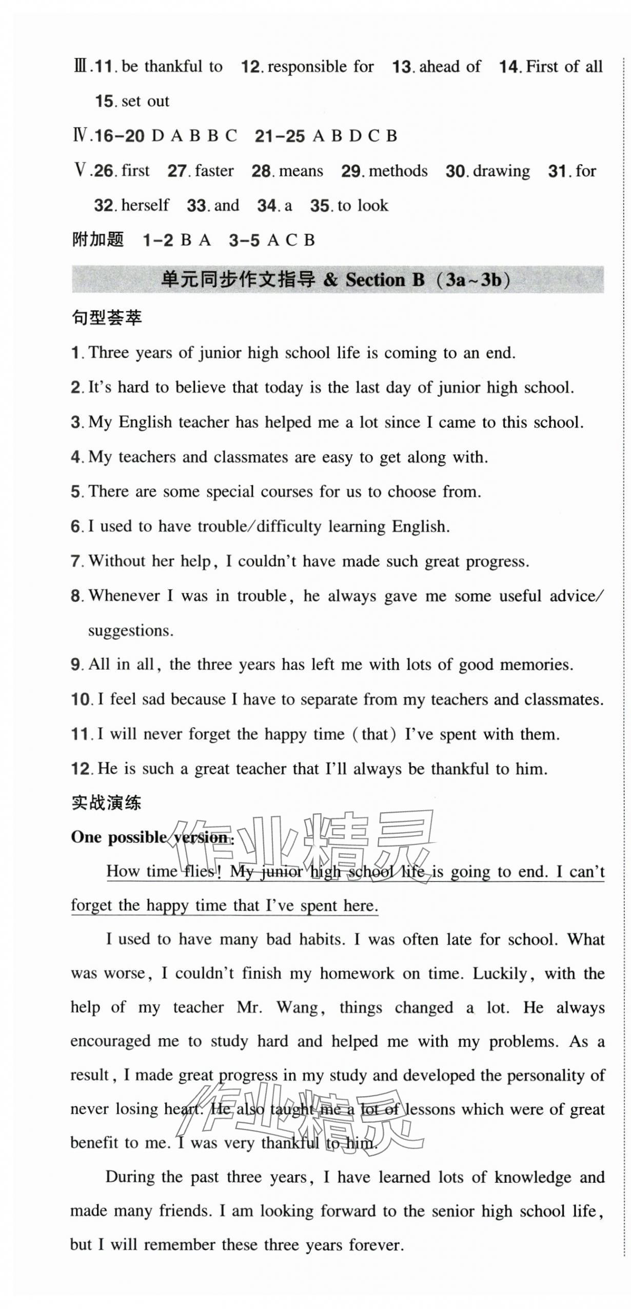 2025年状元成才路创优作业九年级英语下册人教版 第10页