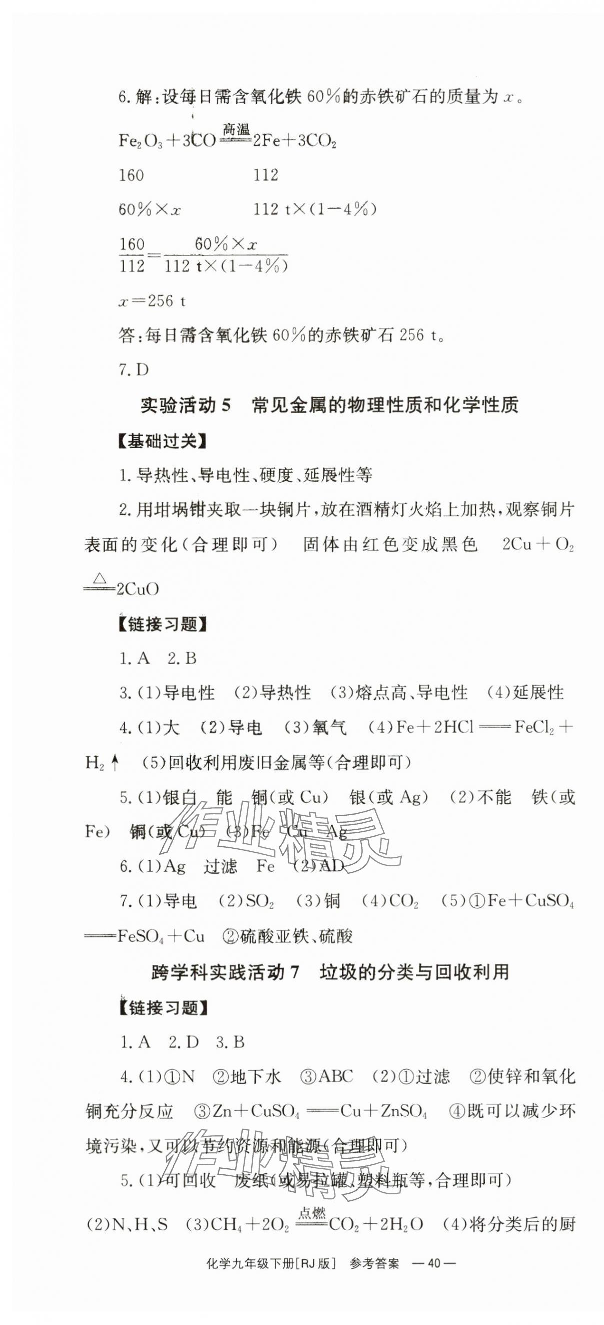 2025年全效學(xué)習(xí)同步學(xué)練測九年級化學(xué)下冊人教版 第4頁