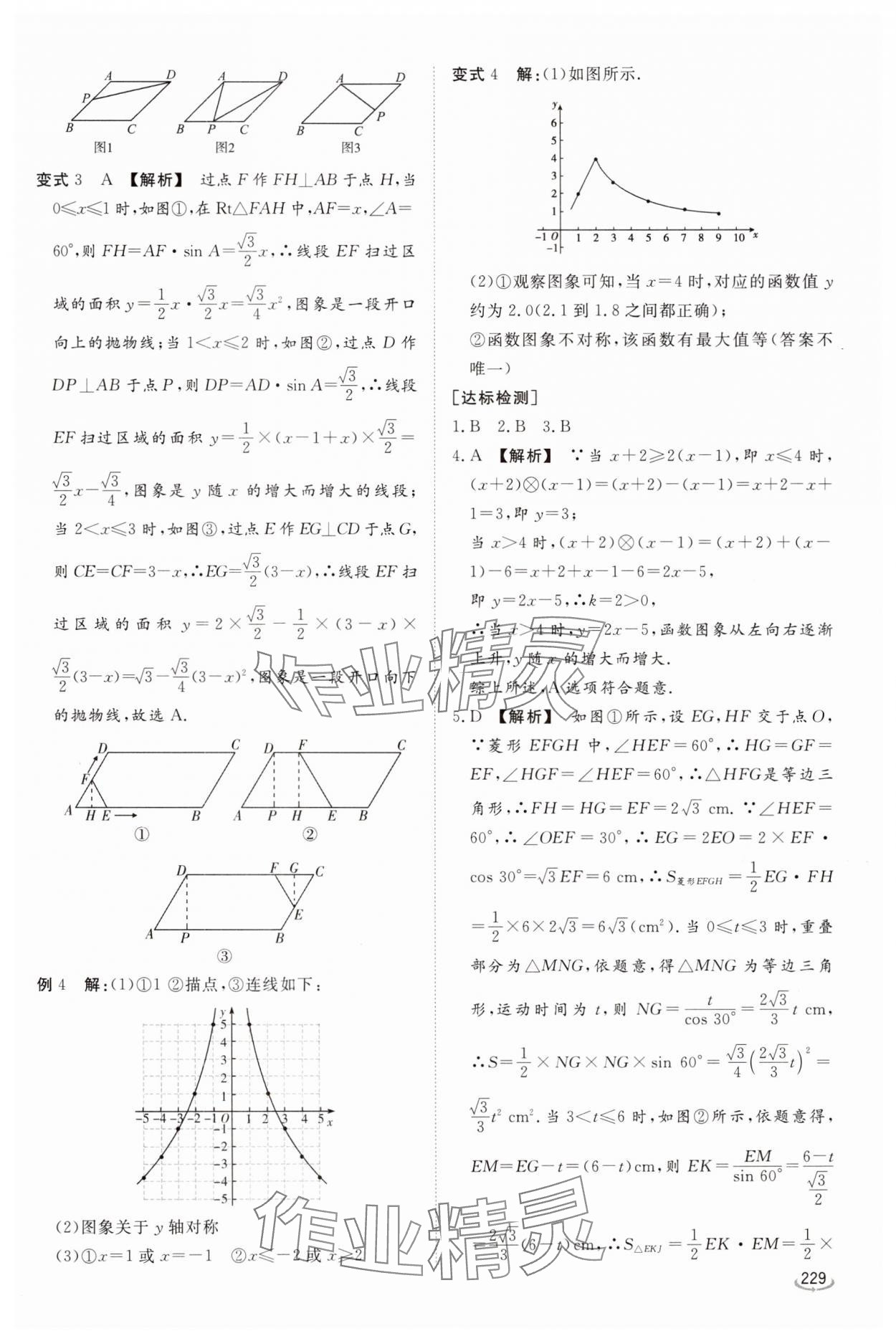 2025年初中學(xué)業(yè)水平考試備考指導(dǎo)數(shù)學(xué)中考臨沂專版&nbsp;參考答案第10頁