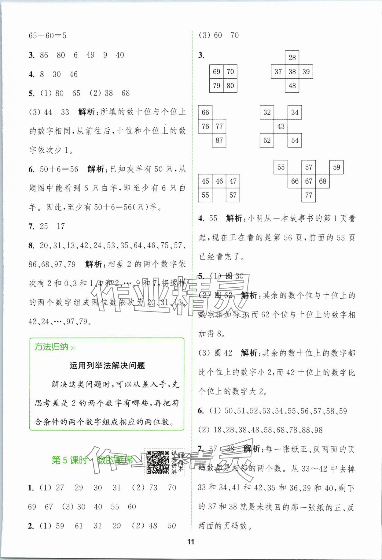 2024年拔尖特訓(xùn)一年級(jí)數(shù)學(xué)下冊(cè)蘇教版 第11頁(yè)