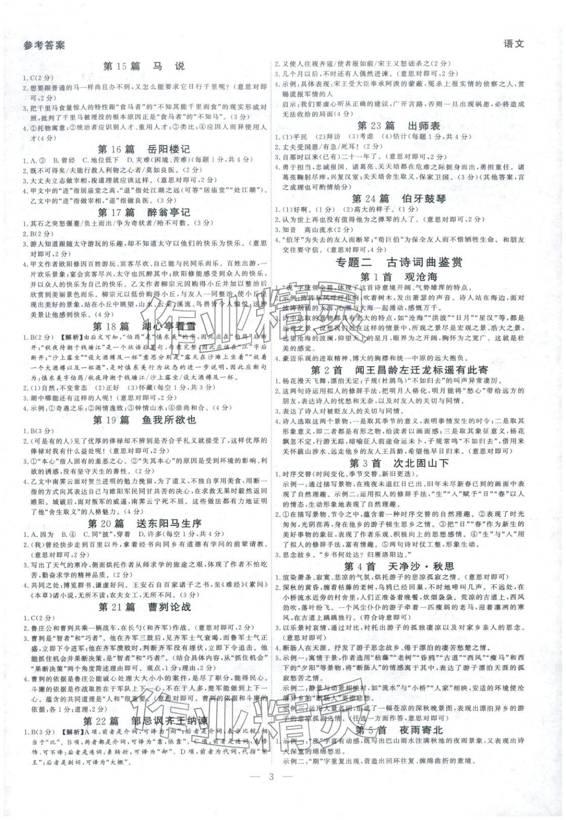 2026年名师解密语文河南专版&nbsp;第3页