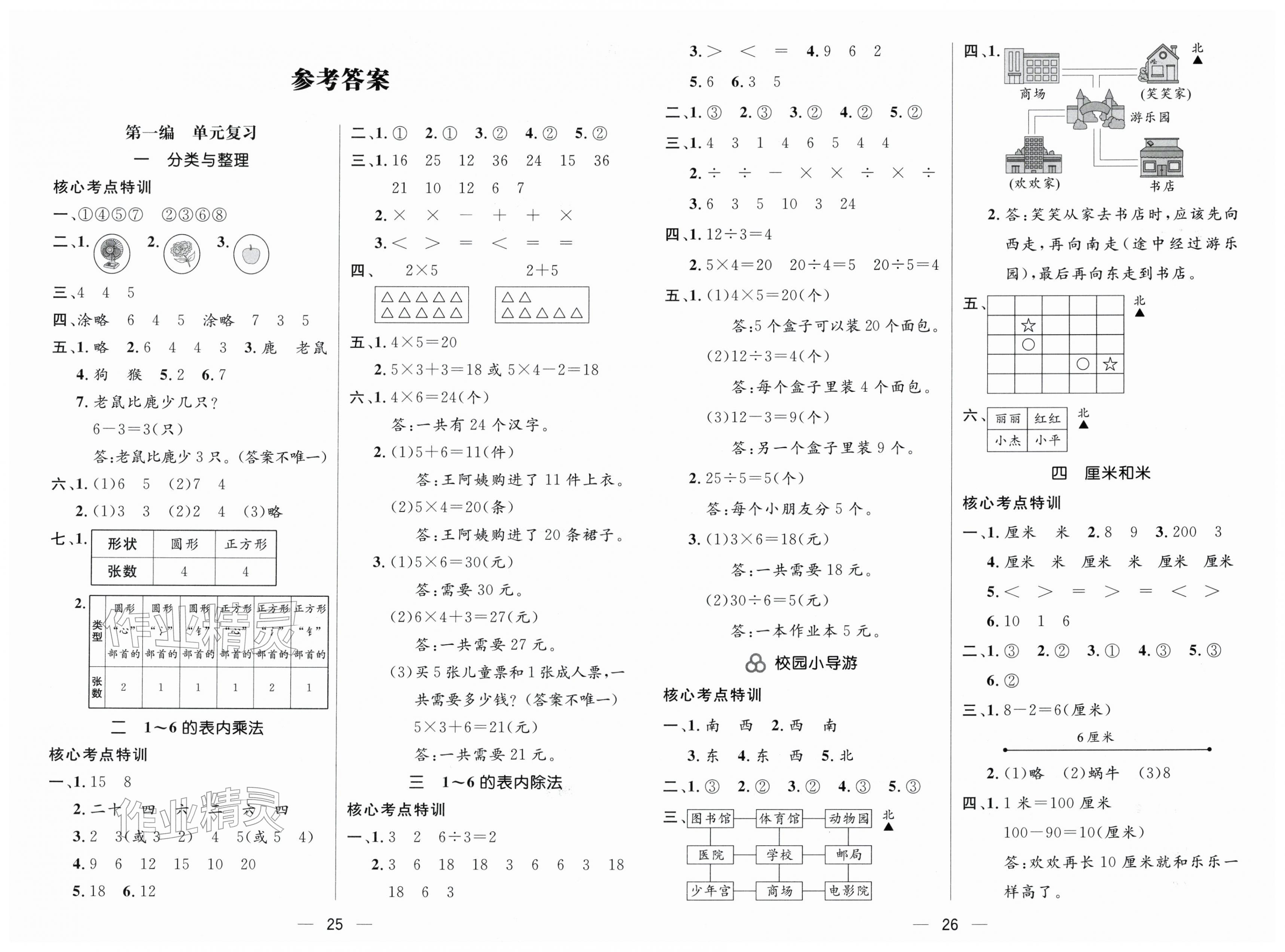 2026年鴻鵠志文化期末沖刺王寒假作業二年級數學人教版湖南專版&nbsp;第1頁