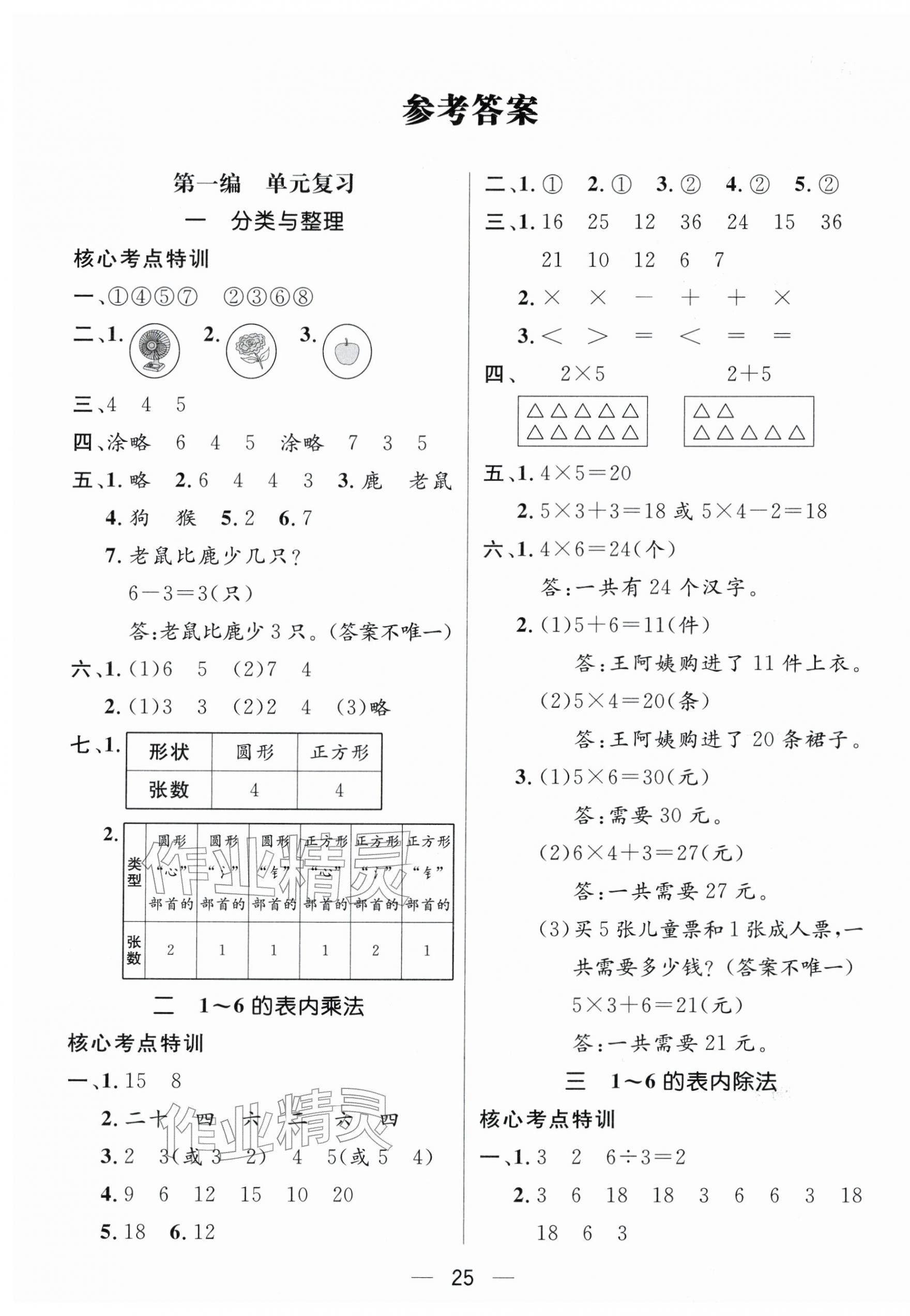 2026年鸿鹄志文化期末冲刺王寒假作业二年级数学人教版湖南专版&nbsp;第1页