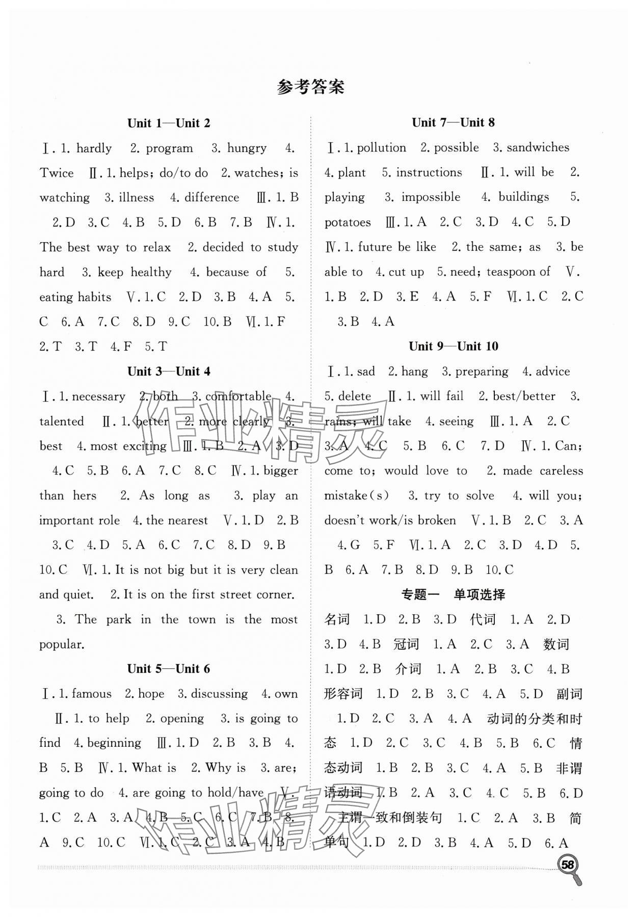 2025年贏在假期期末加寒假八年級(jí)英語(yǔ)人教版合肥工業(yè)大學(xué)出版社 第1頁(yè)