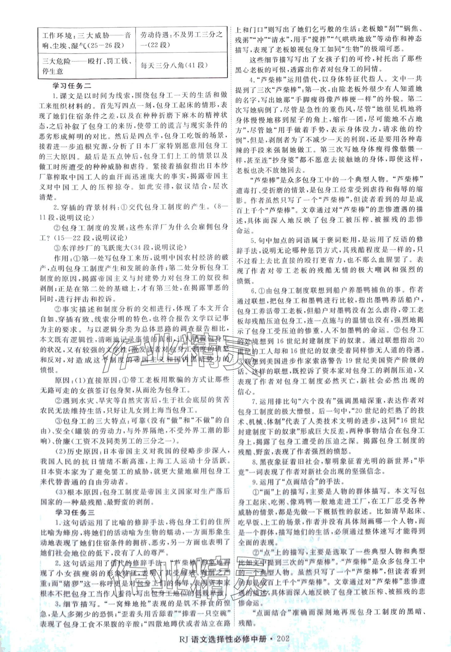 2024年同步導(dǎo)練高中語(yǔ)文選擇性必修中冊(cè)人教版 第14頁(yè)