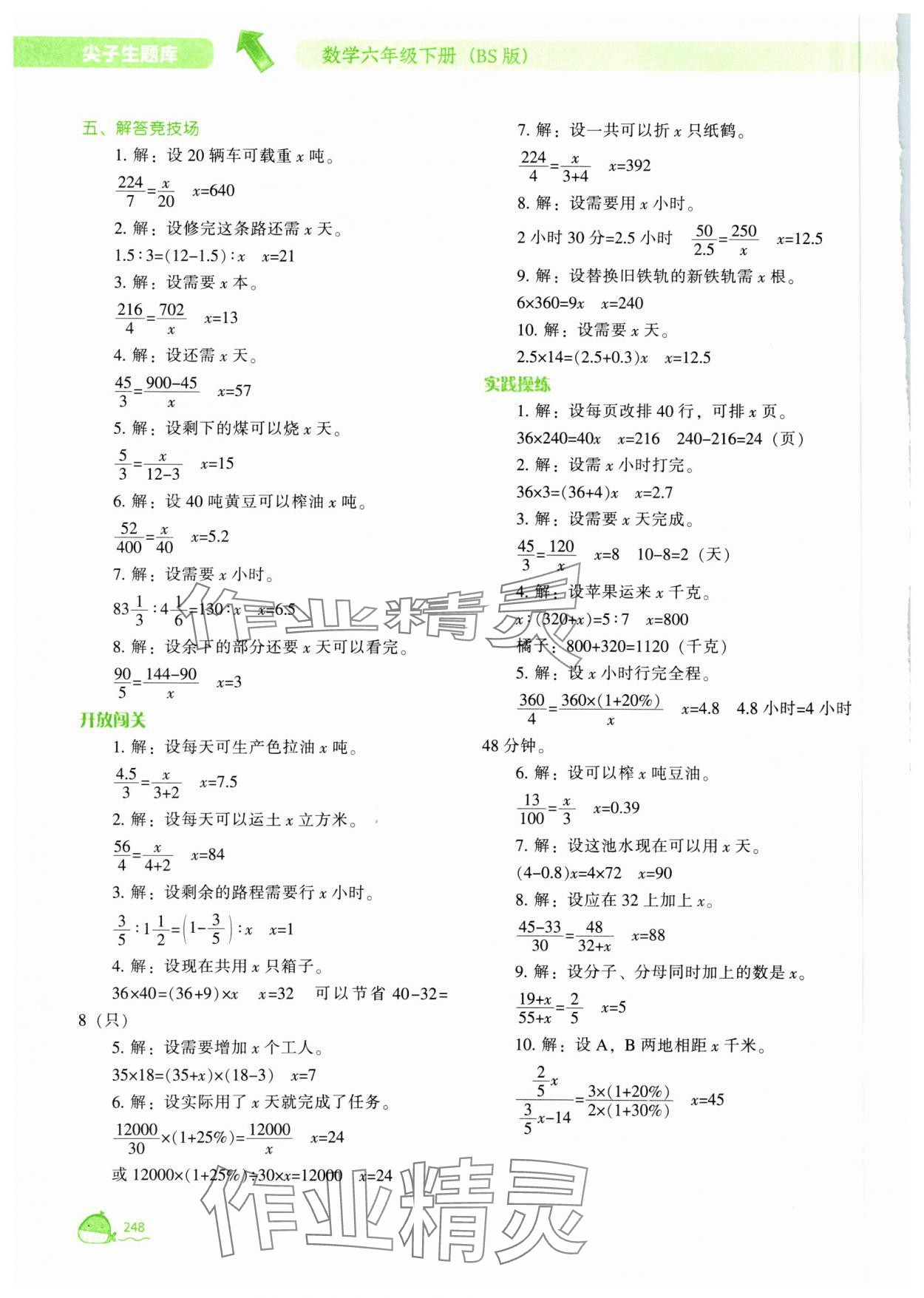 2025年尖子生題庫(kù)六年級(jí)數(shù)學(xué)下冊(cè)北師大版 第6頁(yè)