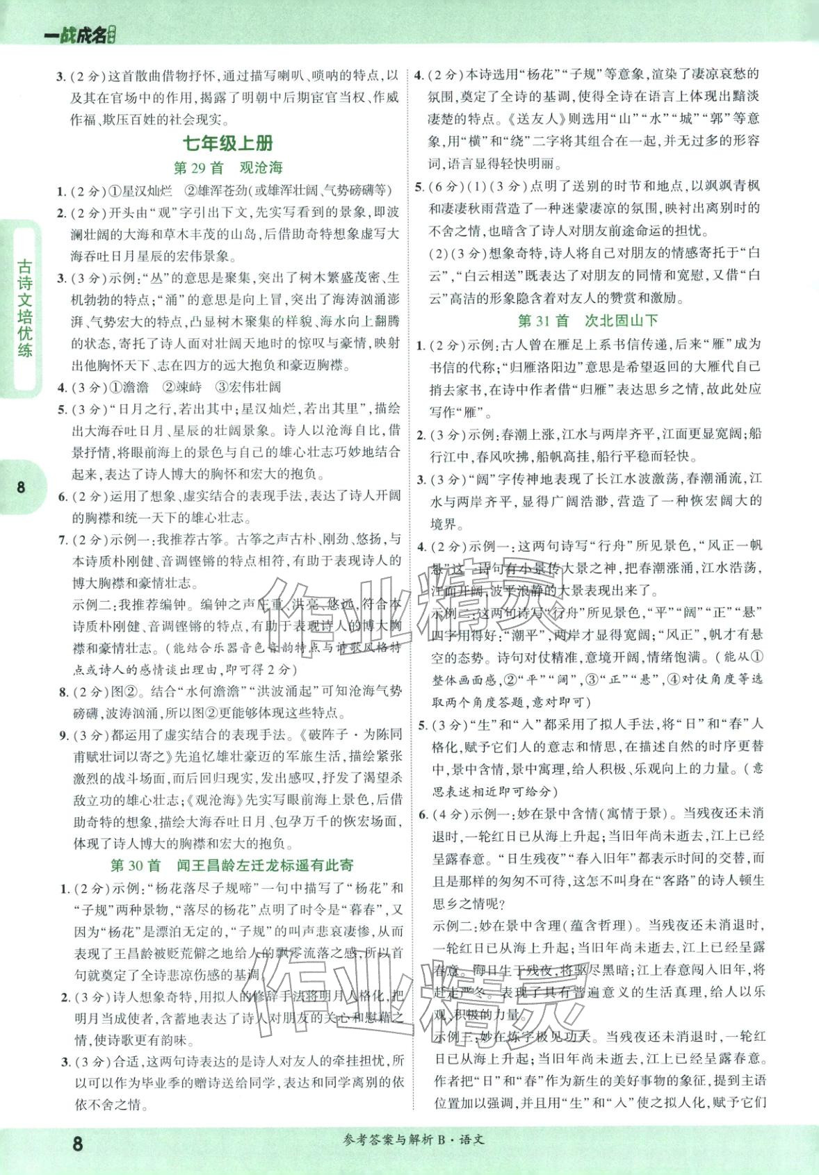 2026年纯练版总复习九年级语文全一册人教版&nbsp;第8页