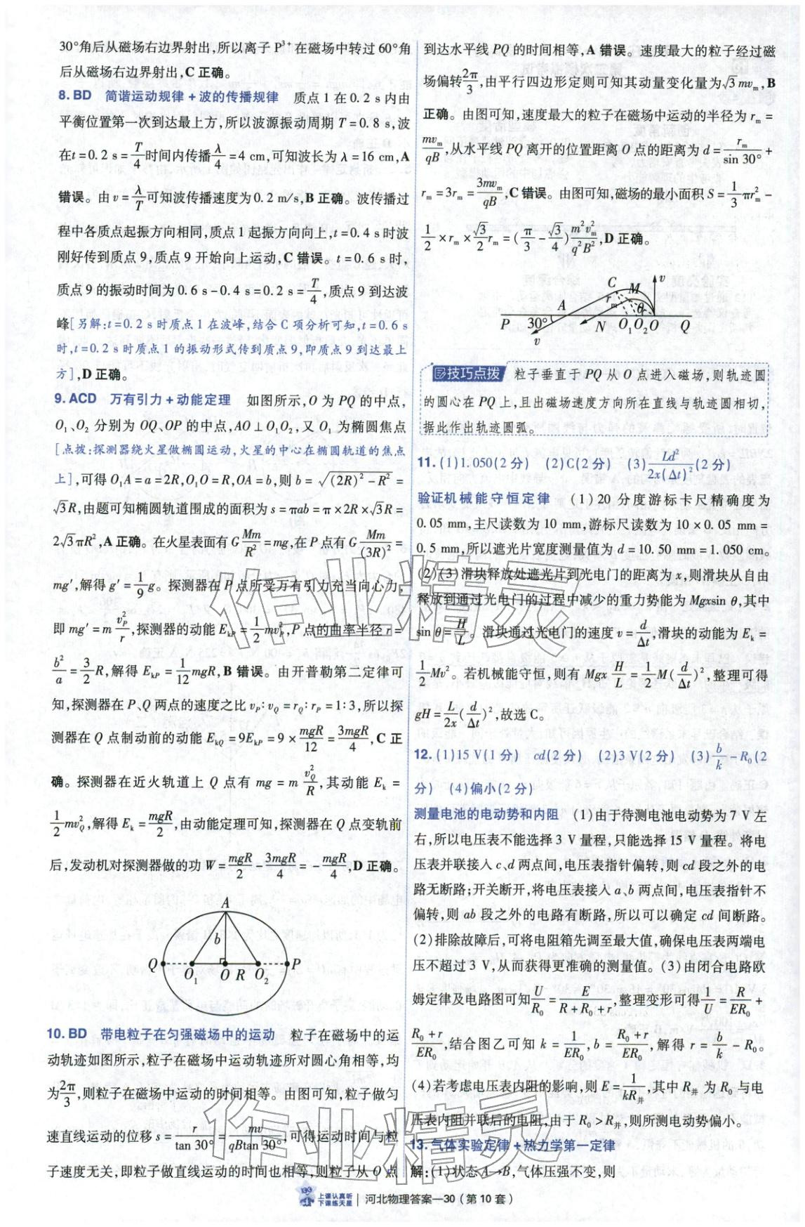 2026年金考卷优秀模拟试卷汇编45套物理河北专版 第30页