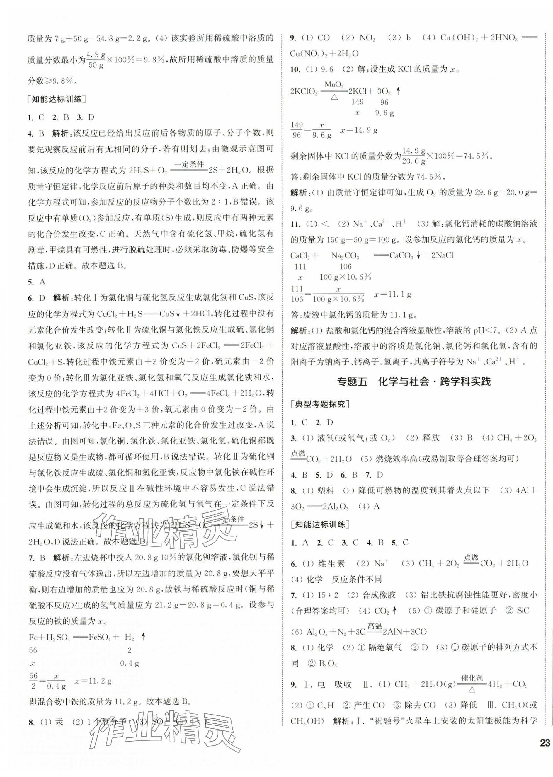 2025年通城1典中考復習方略化學魯教版 第13頁