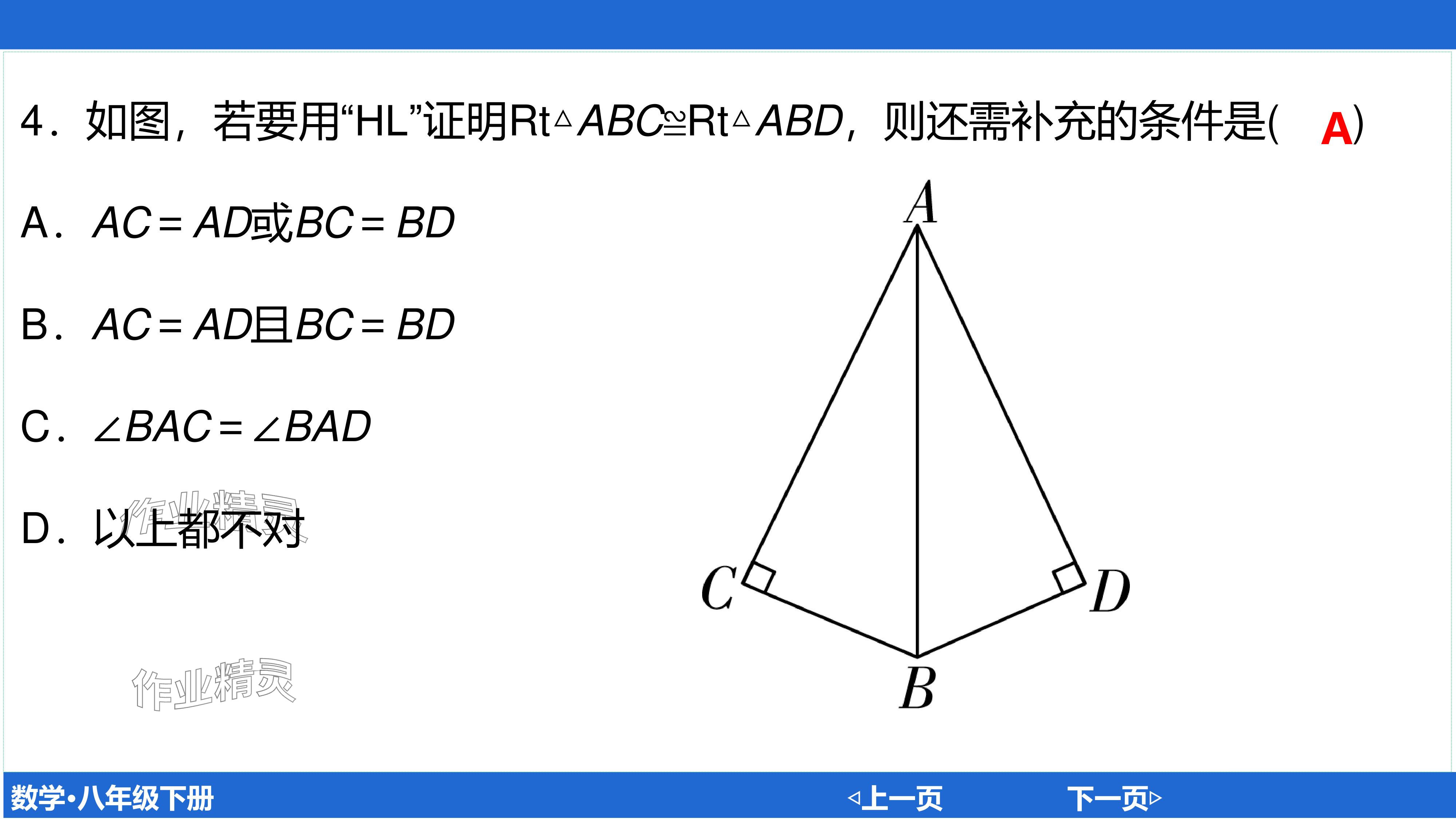 2024年廣東名師講練通八年級數(shù)學(xué)下冊北師大版深圳專版基礎(chǔ)版 參考答案第127頁