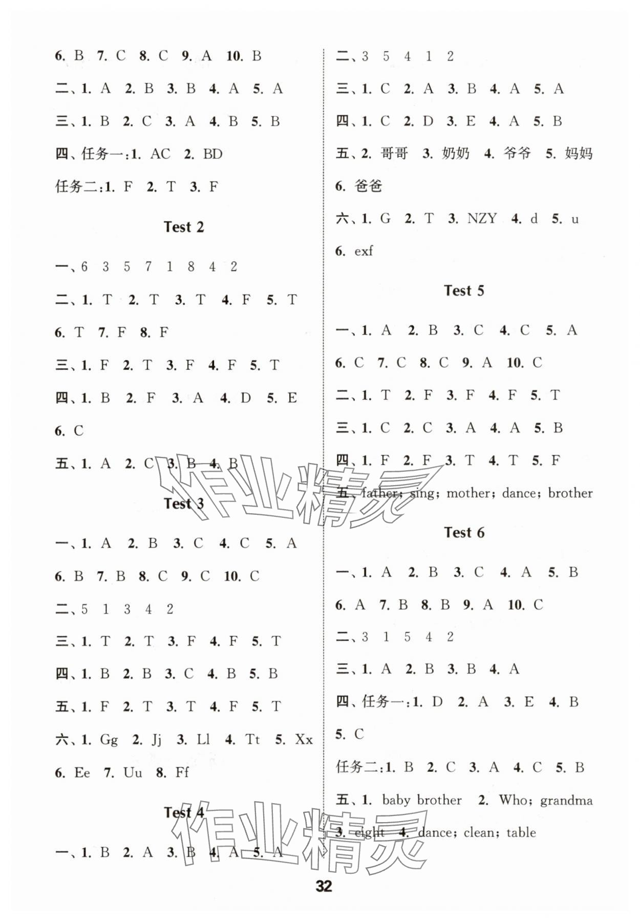 2025年通城學典小學英語聽力能手三年級上冊譯林版 第8頁