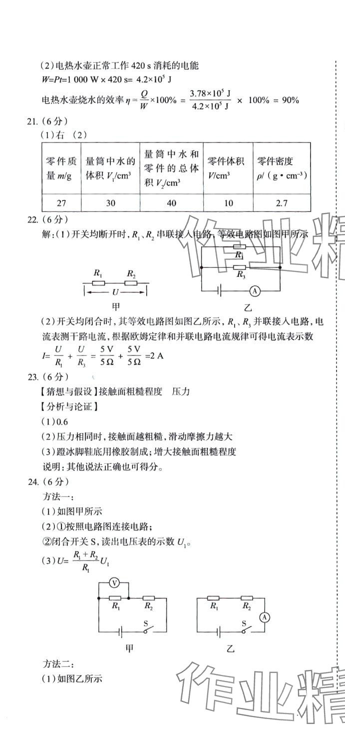 2024年初中總復(fù)習(xí)天津試卷物理 第13頁(yè)