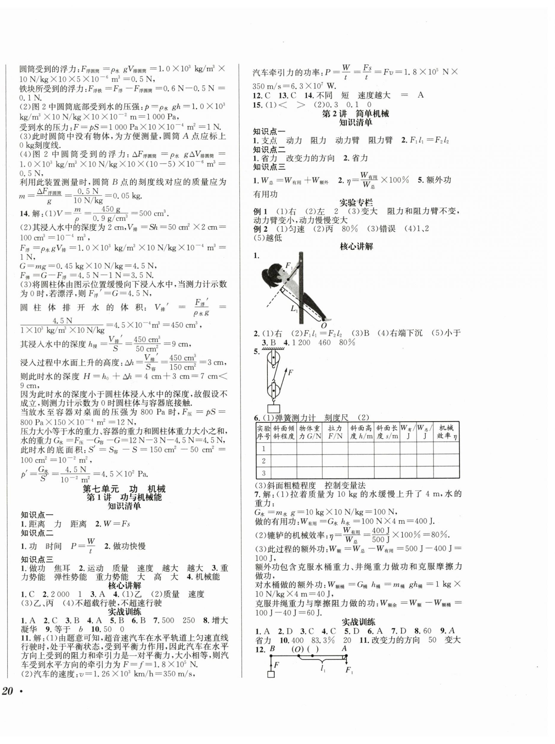 2024年決勝中考物理 第4頁